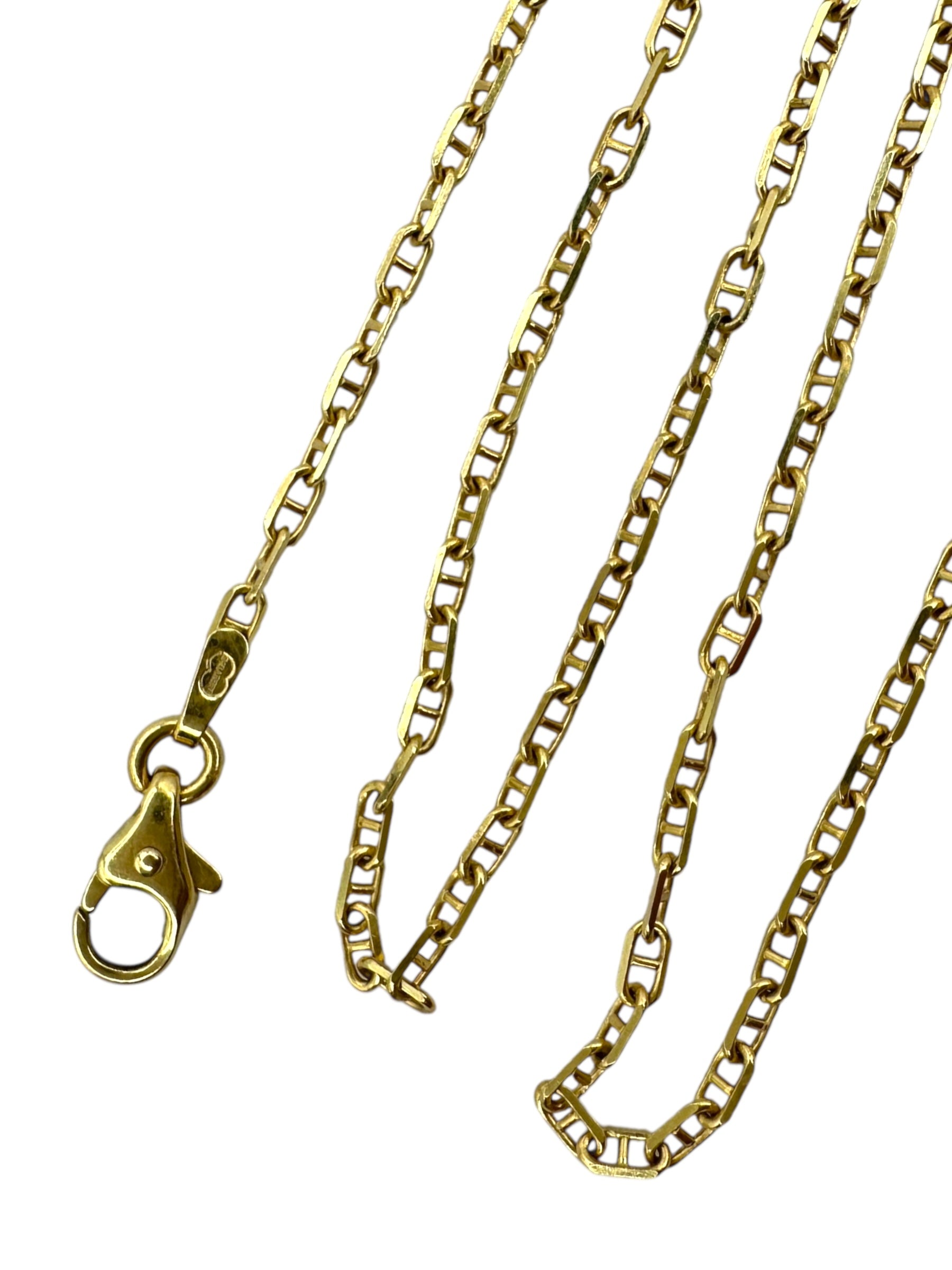18k Uno a Erre Anchor Link Necklace