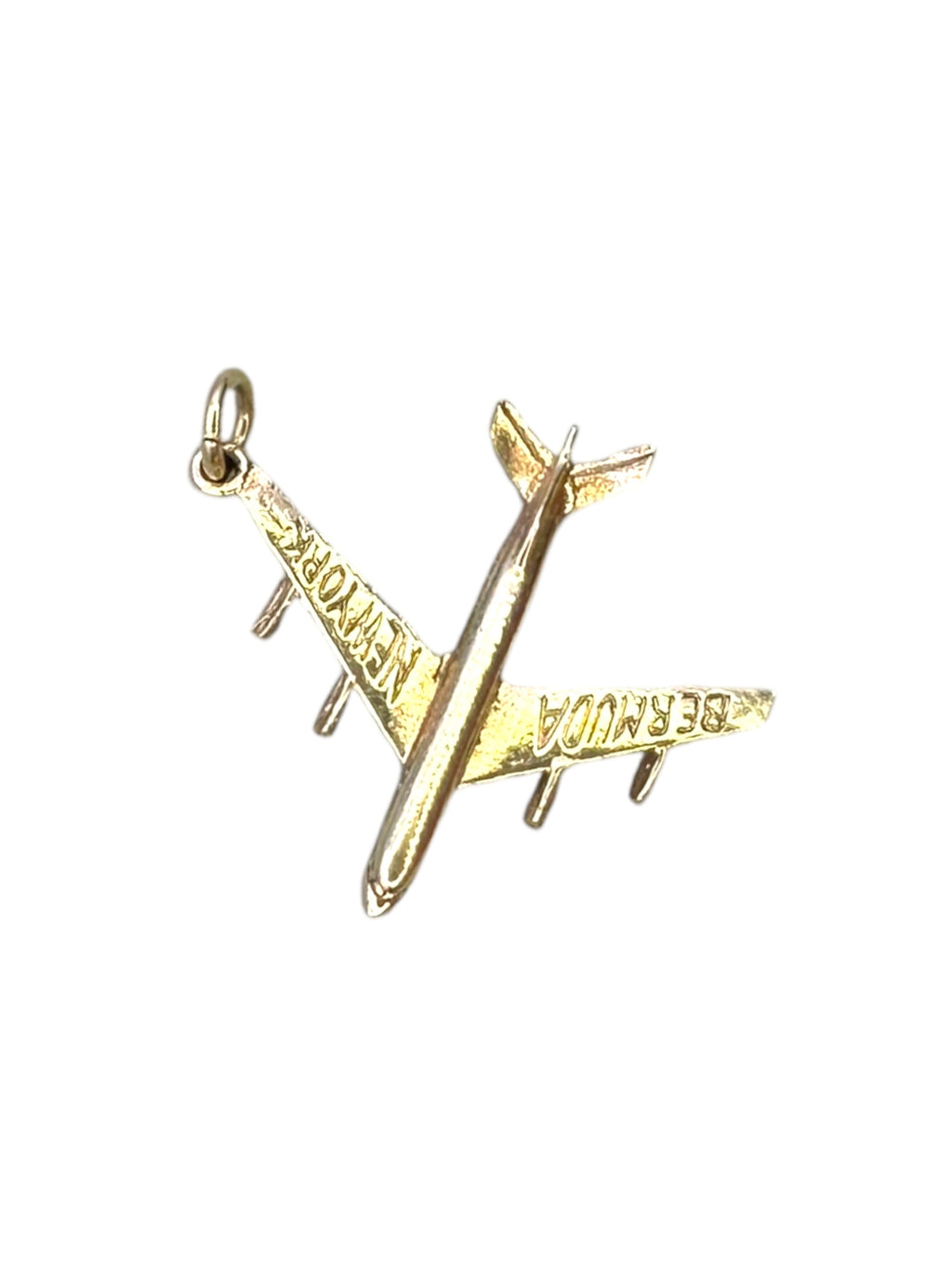 14k Airplane Charm