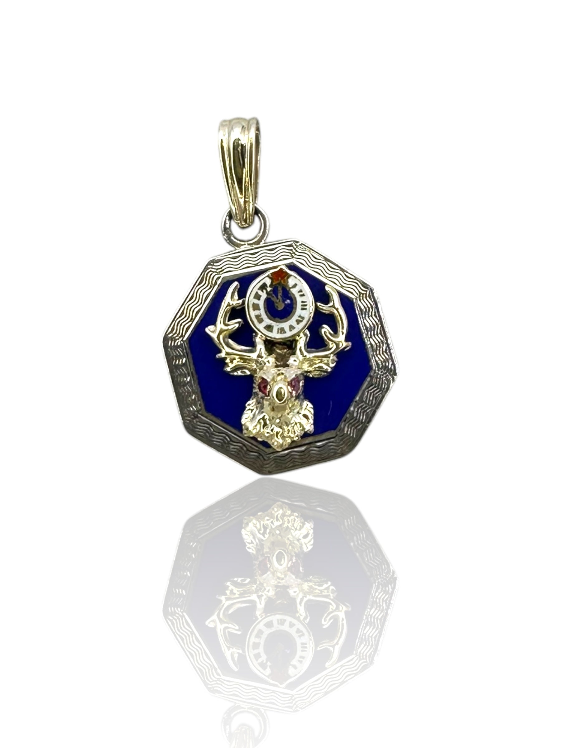 14k BPOE Elk Pendant