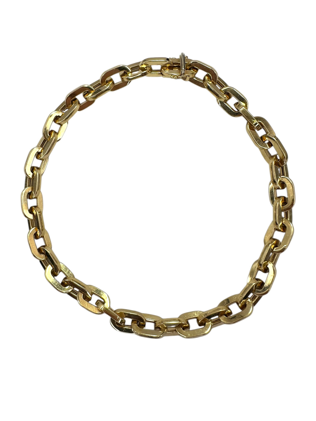 14k Chunky Chain Collar Necklace