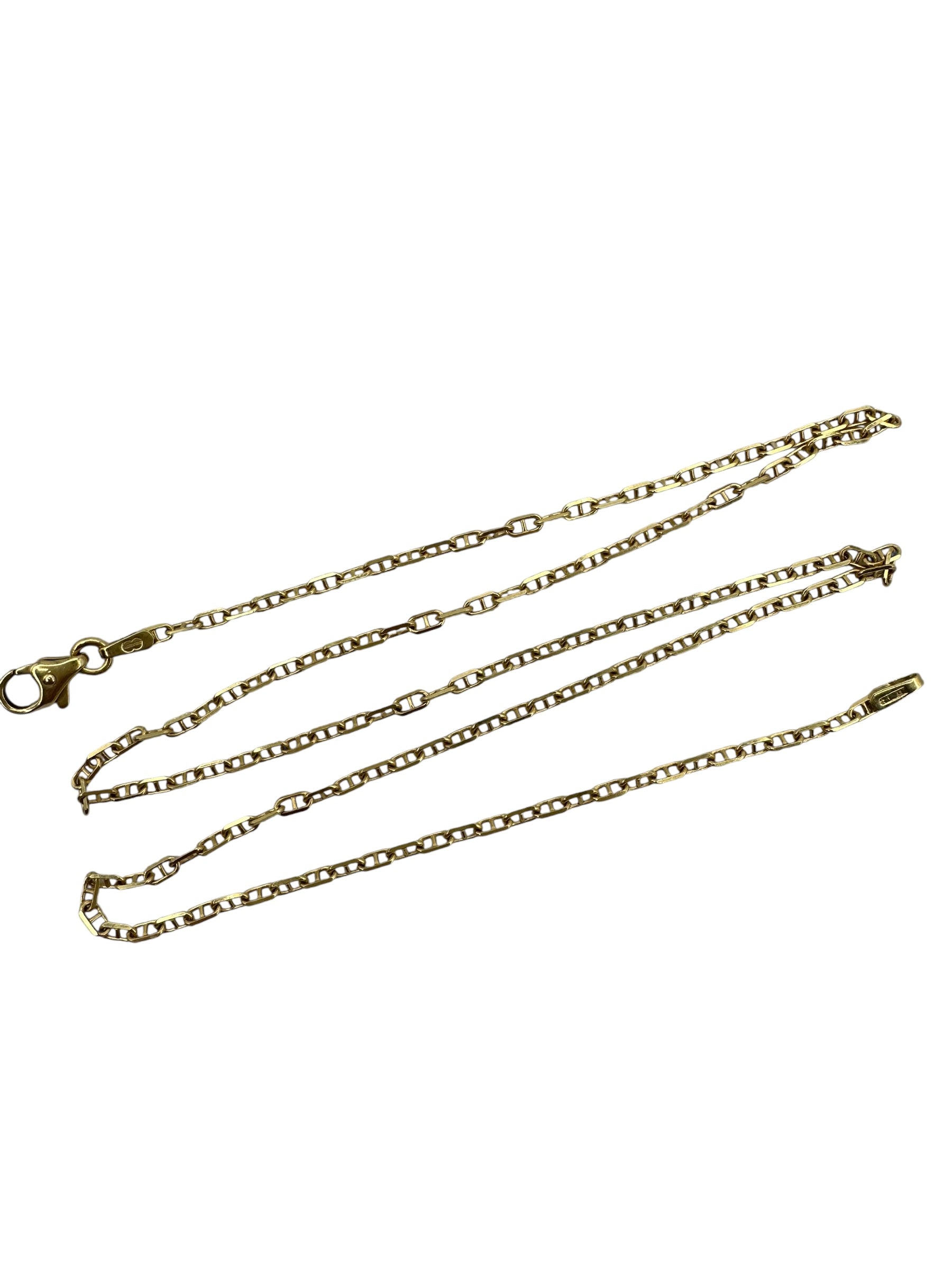 18k Uno a Erre Anchor Link Necklace