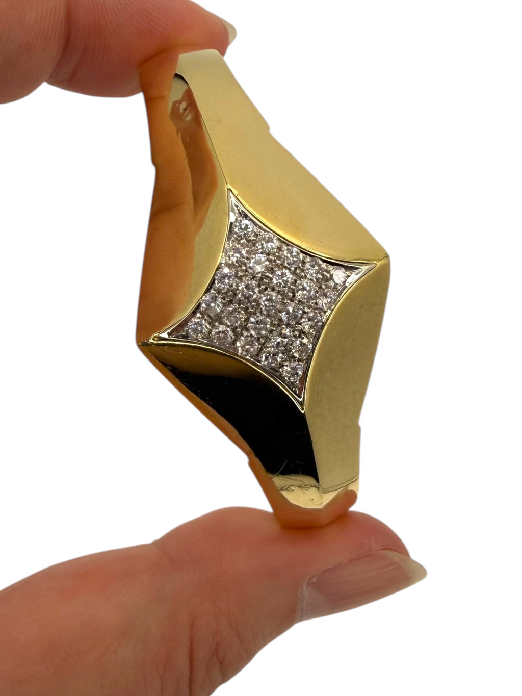 18k Diamond Bangle Bracelet