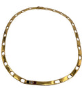 18k Unique Link Collar Necklace