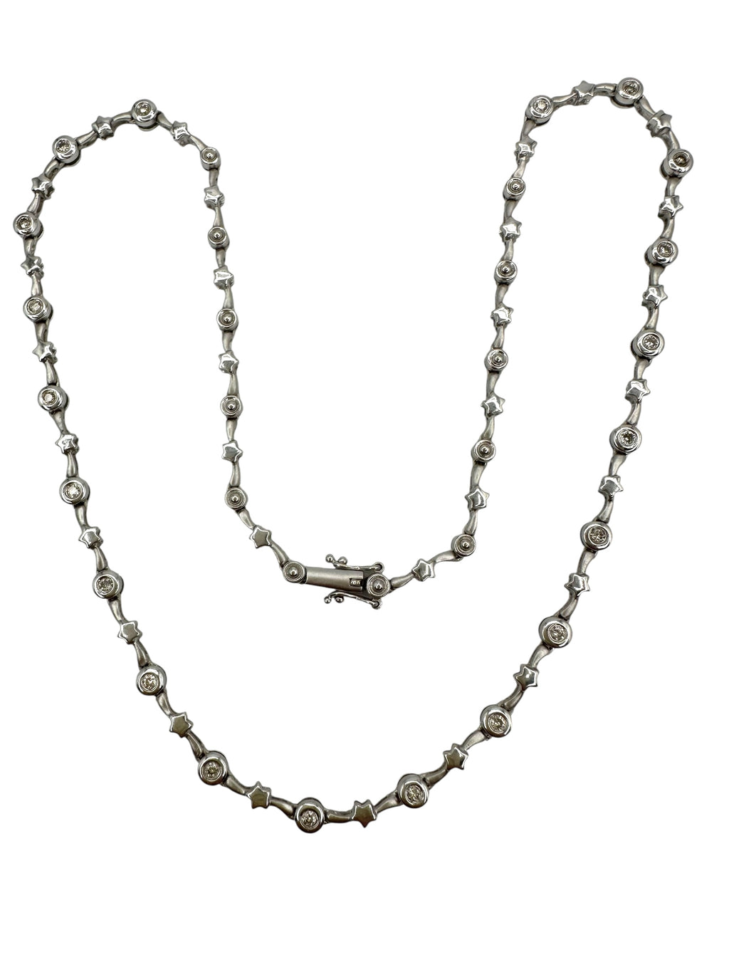 14k Diamond Shooting Star Necklace