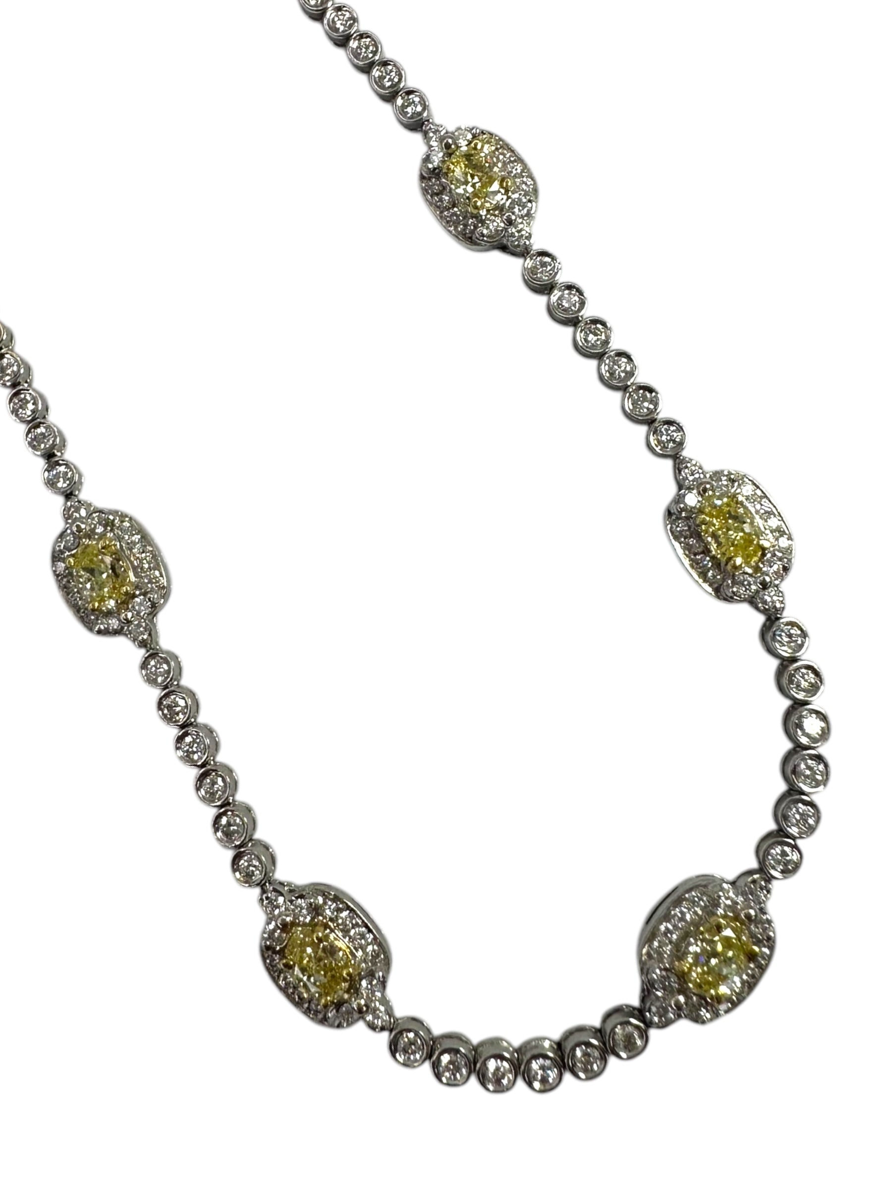 18k Yellow and White Diamond Bracelet