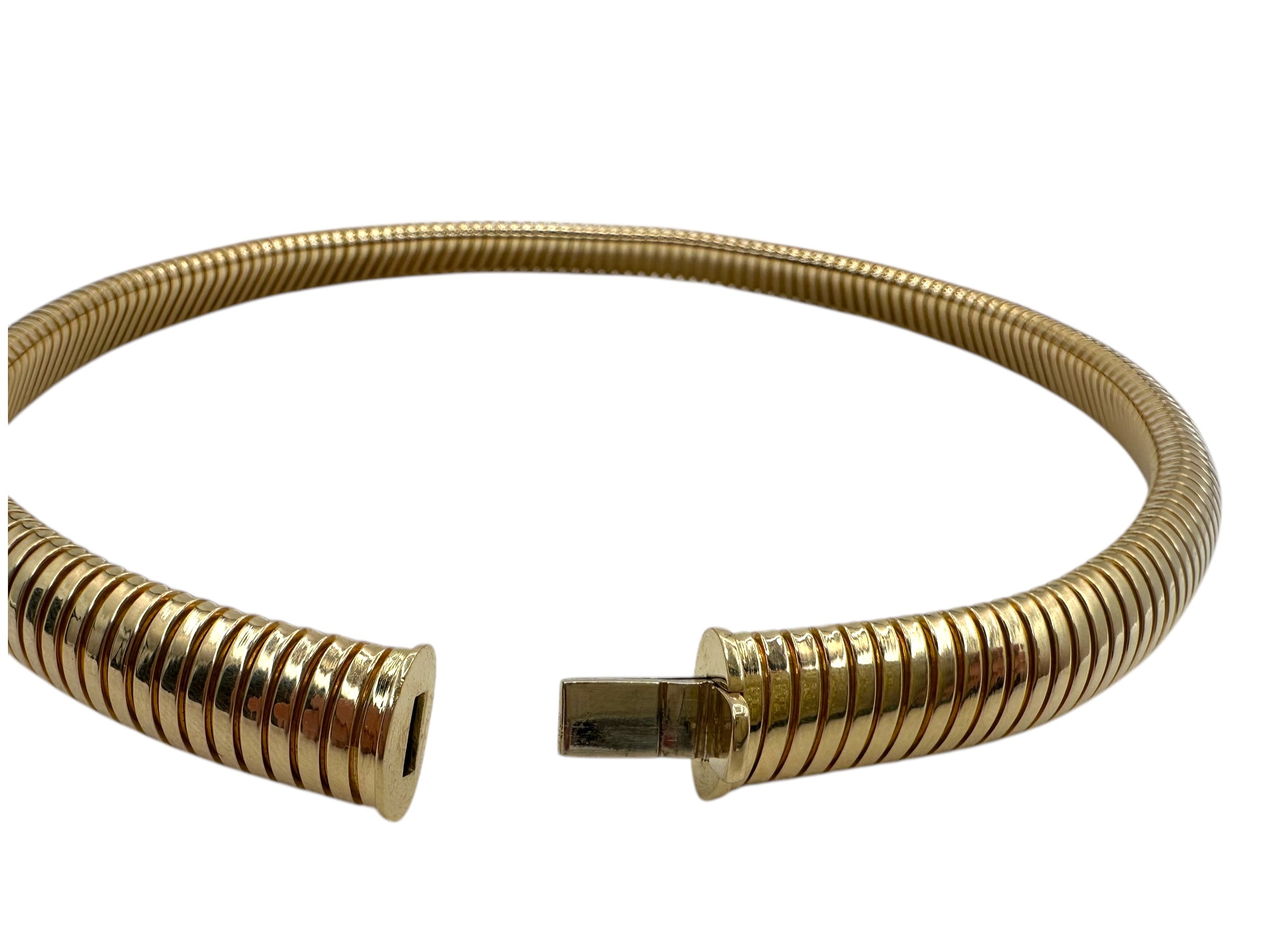14k Tubogas Collar Necklace