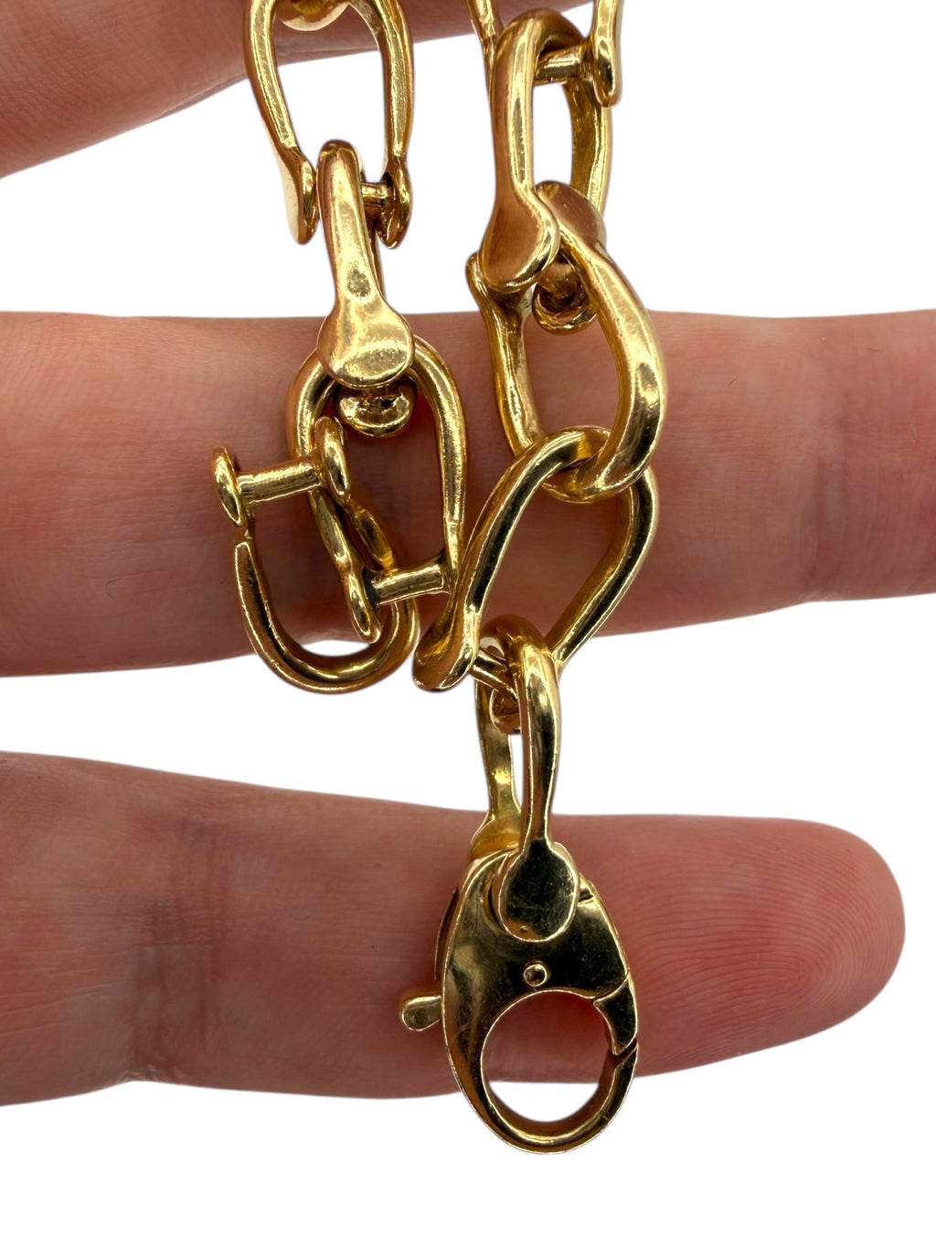 14k Shackle Link Bracelet