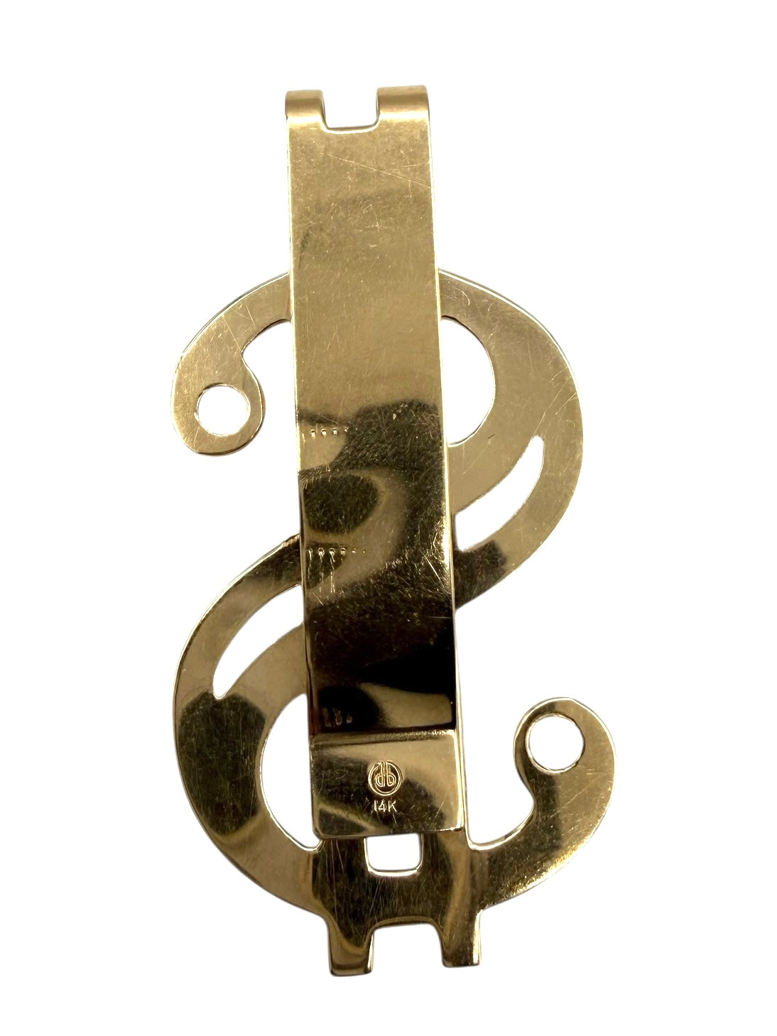 14k Dollar Sign Money Clip