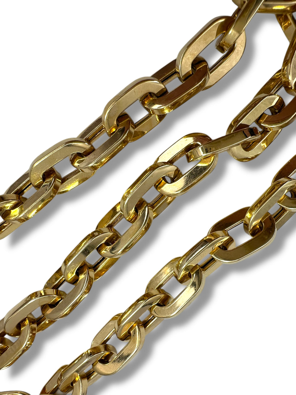 14k Chunky Chain Collar Necklace