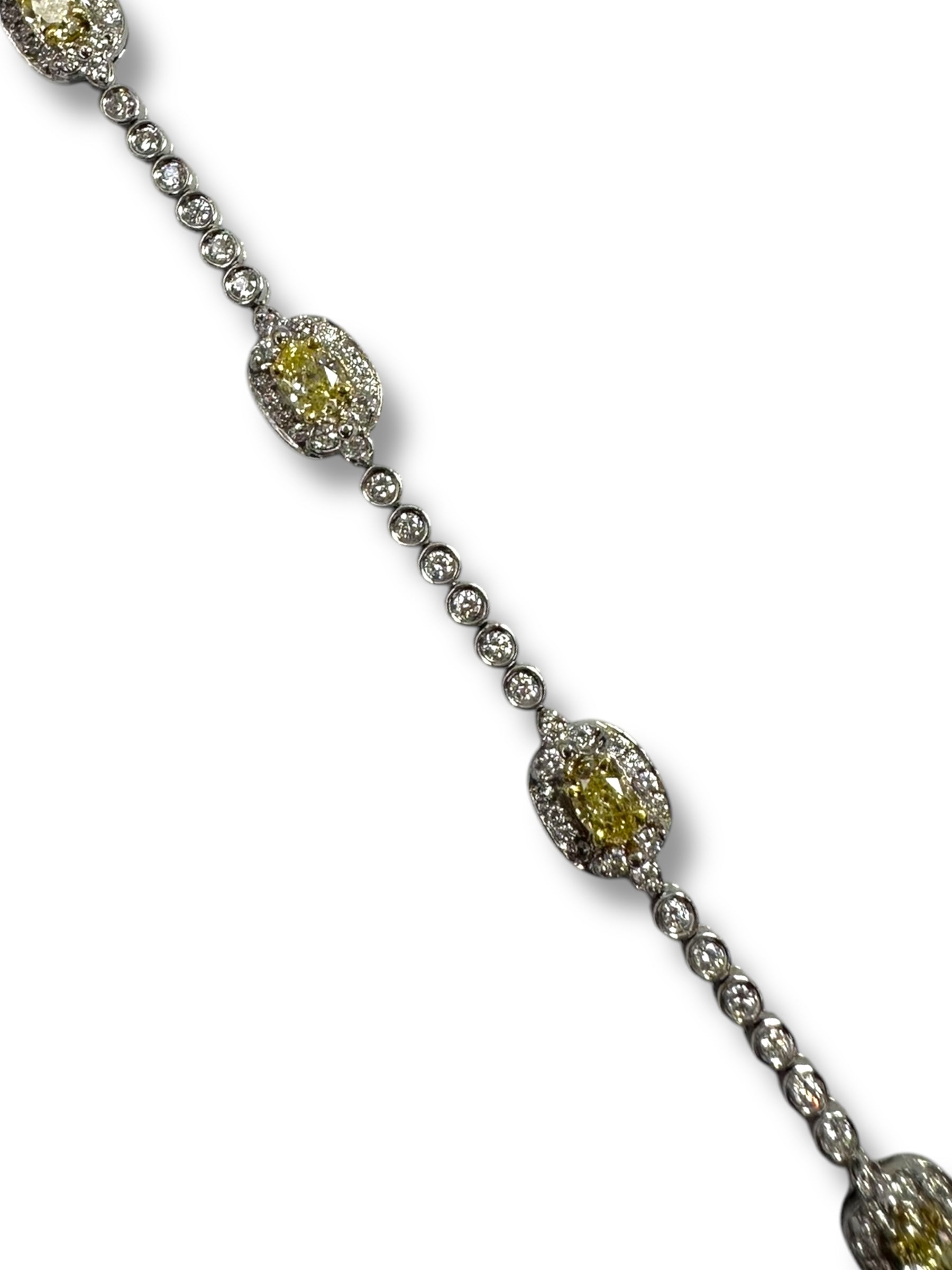 18k Yellow and White Diamond Bracelet