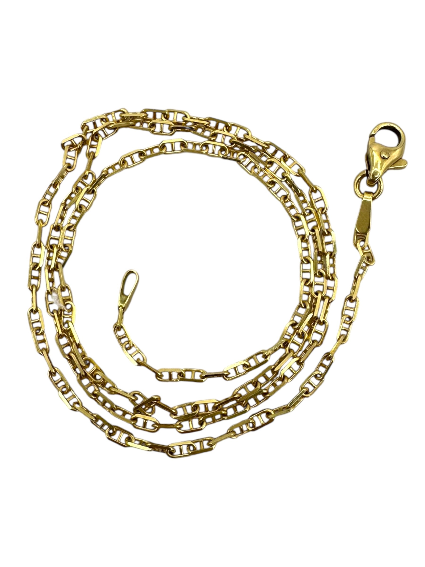 18k Uno a Erre Anchor Link Necklace