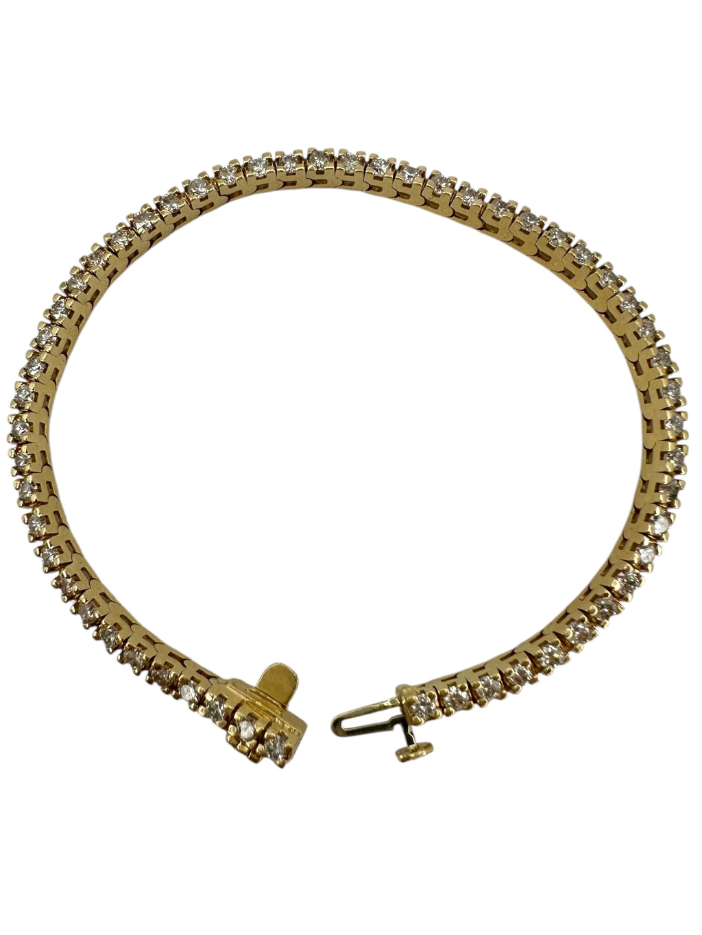 14k Diamond Tennis Bracelet