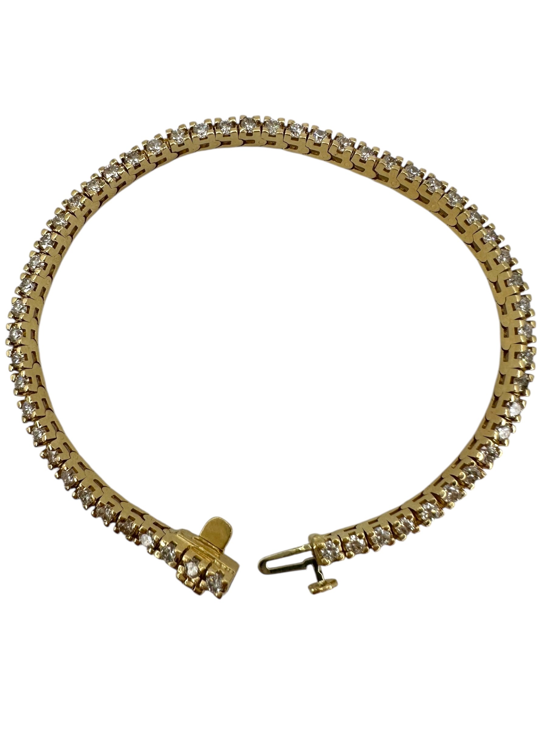 14k Diamond Tennis Bracelet