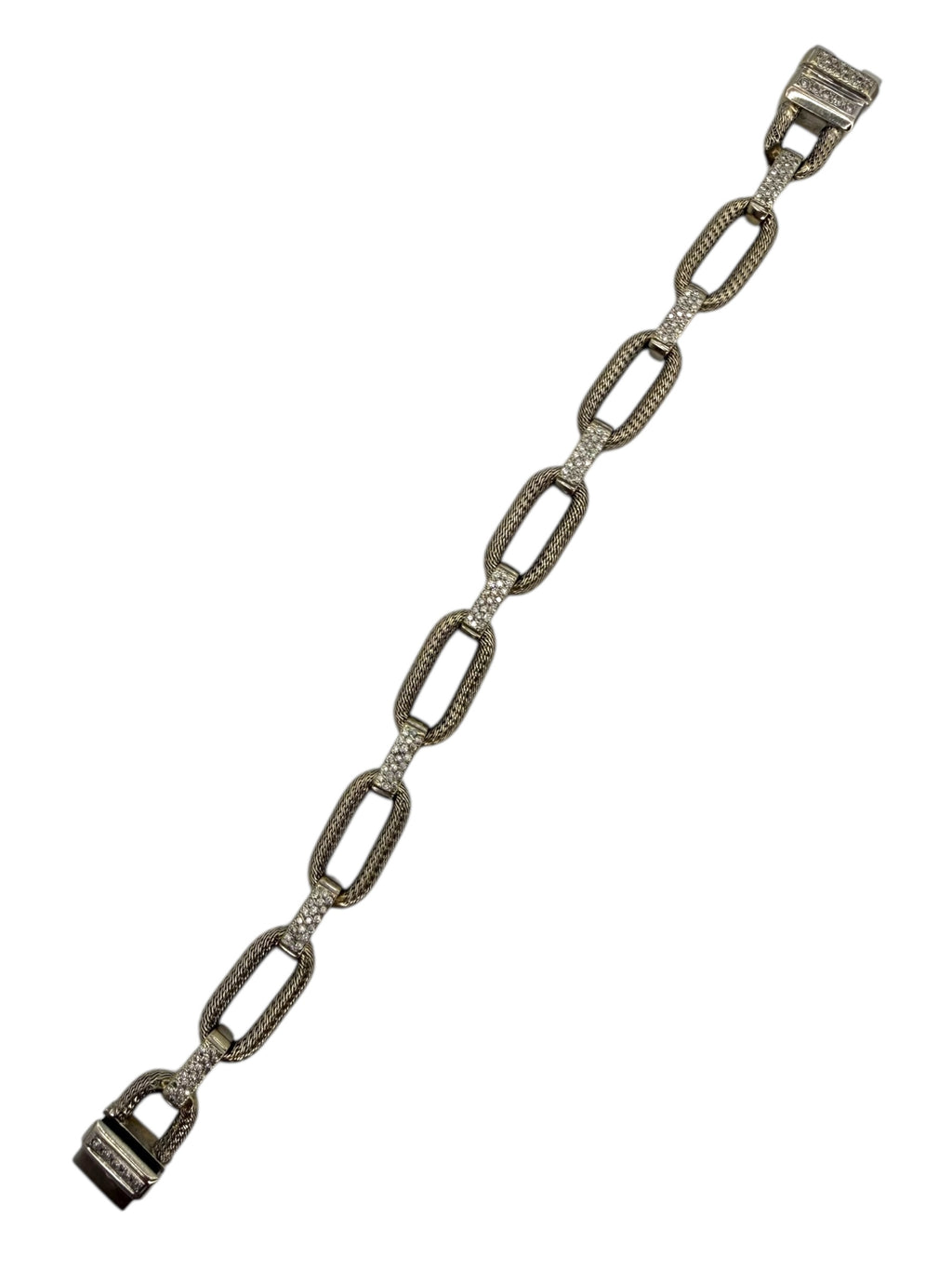 18k Woven Link Chain Bracelet