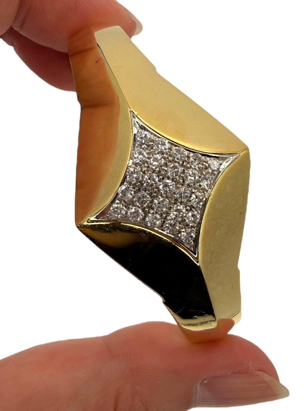 18k Diamond Bangle Bracelet