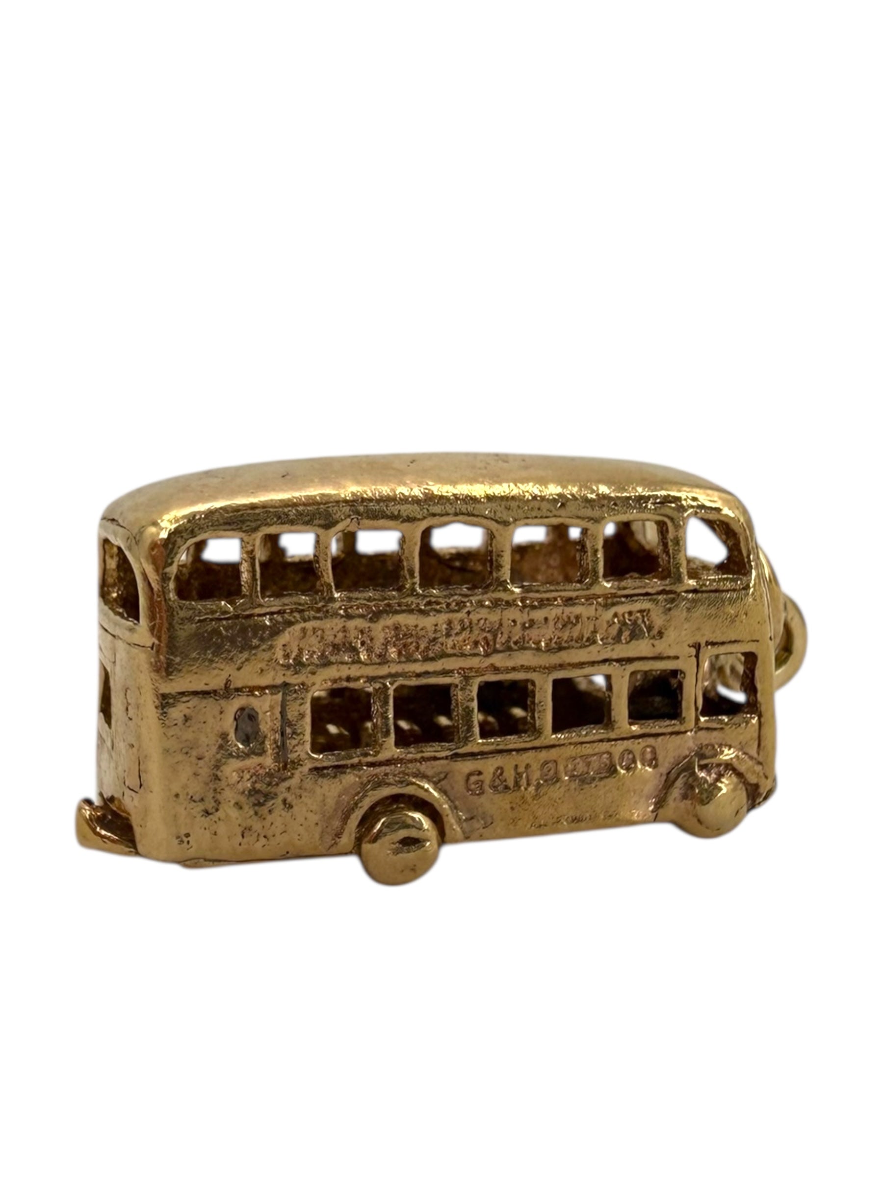 9k Double Decker Bus Charm