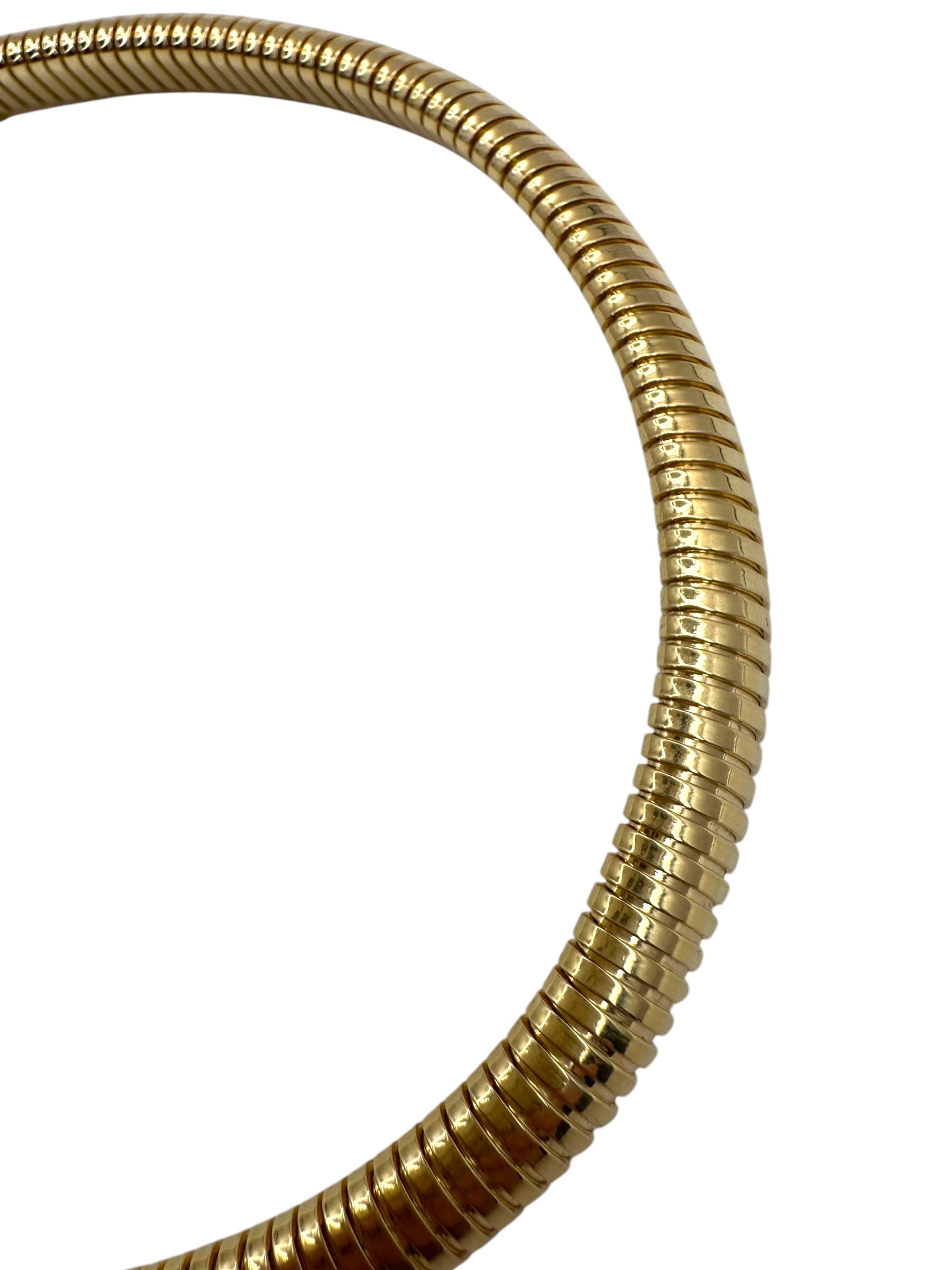 14k Tubogas Collar Necklace