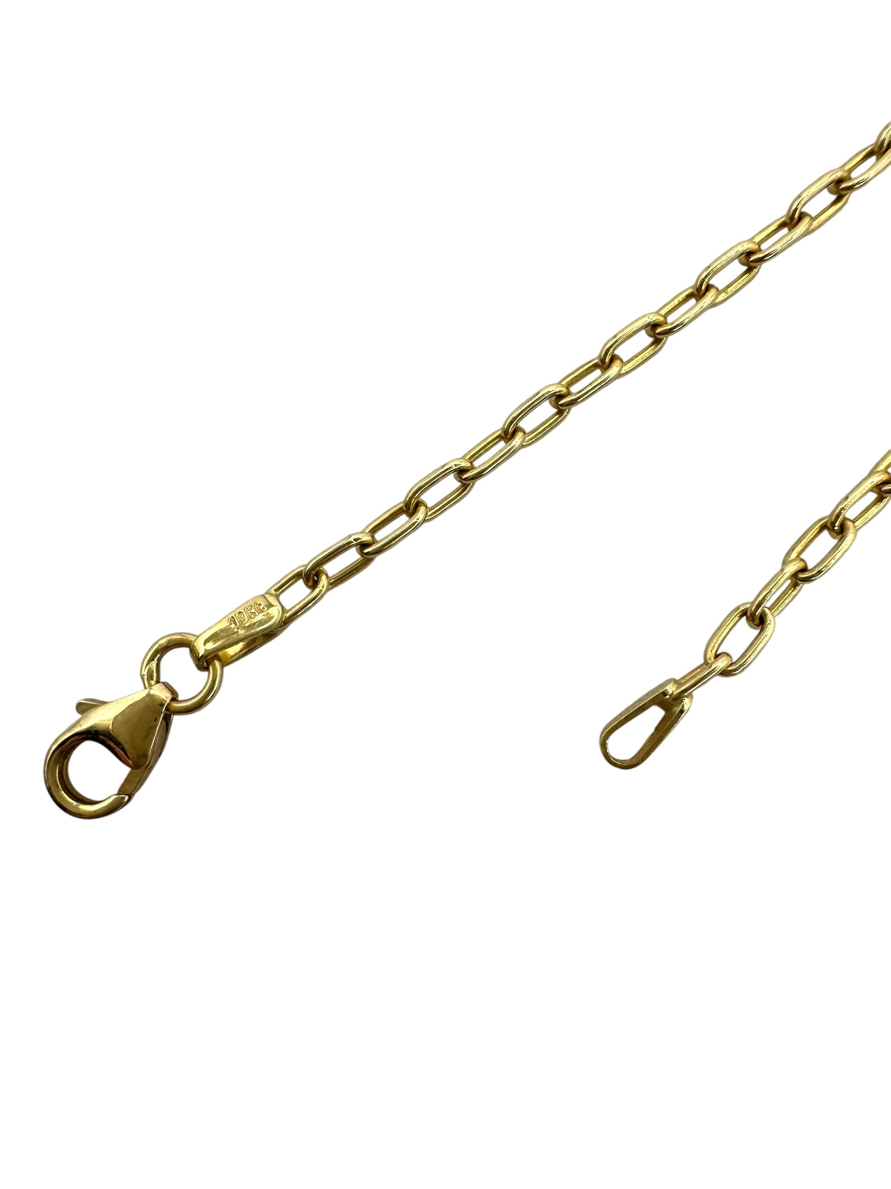 18k Cable Link Necklace