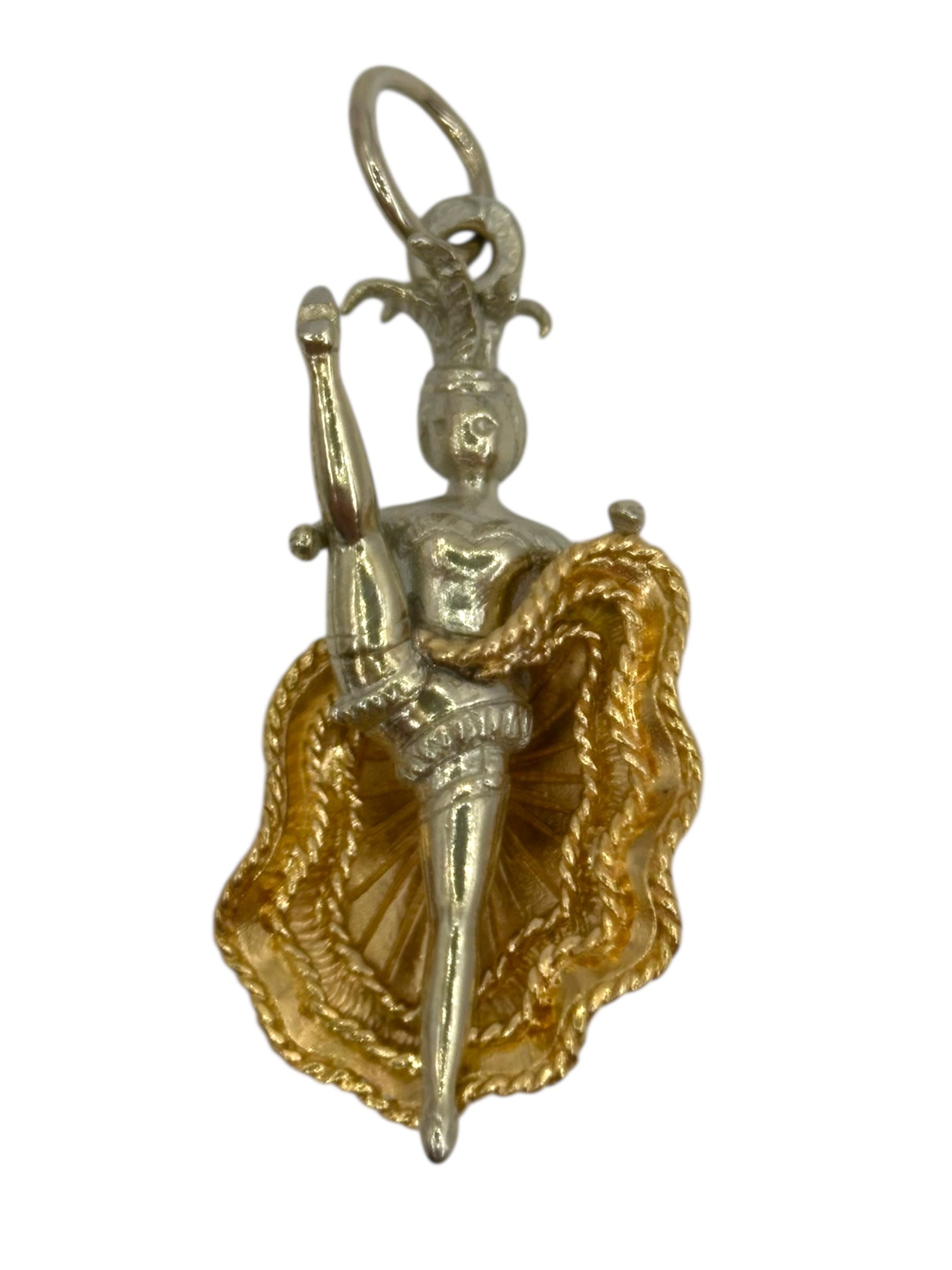 18k Can-Can Girl Charm