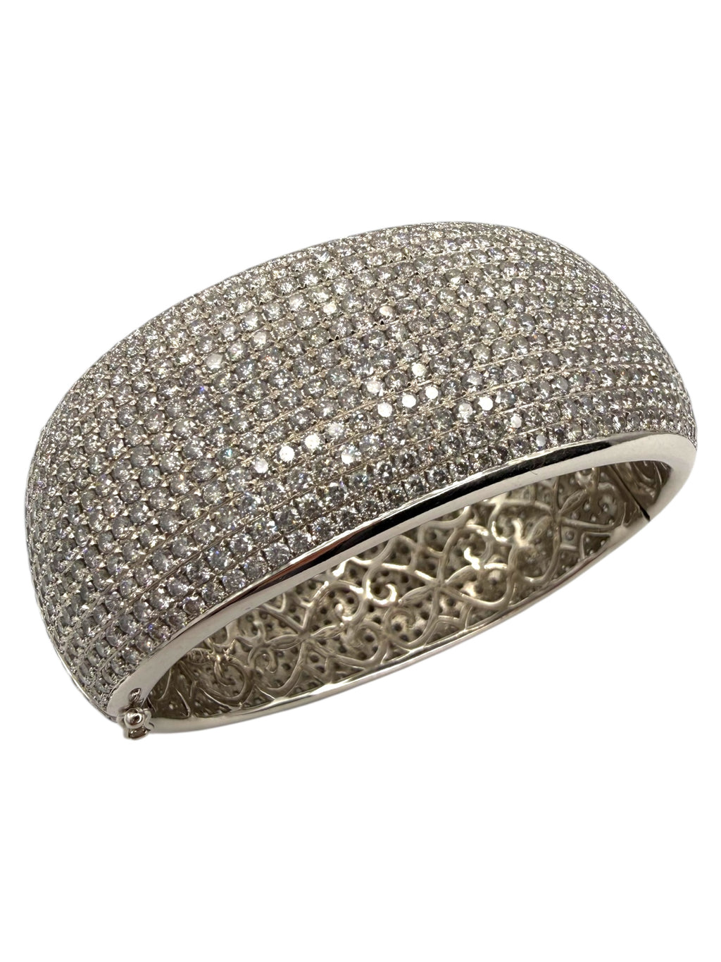 18k Diamond Bangle Bracelet