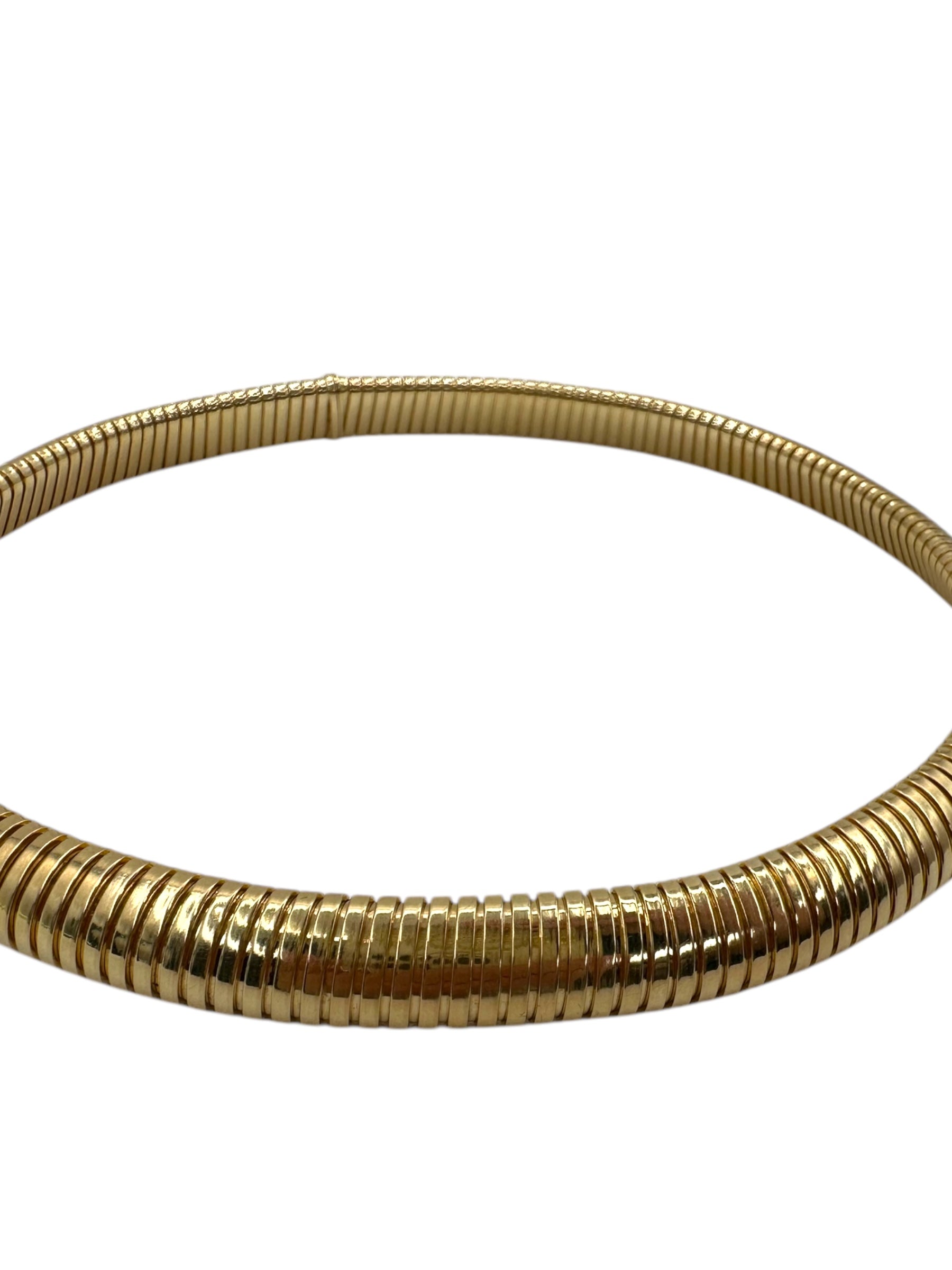 14k Tubogas Collar Necklace