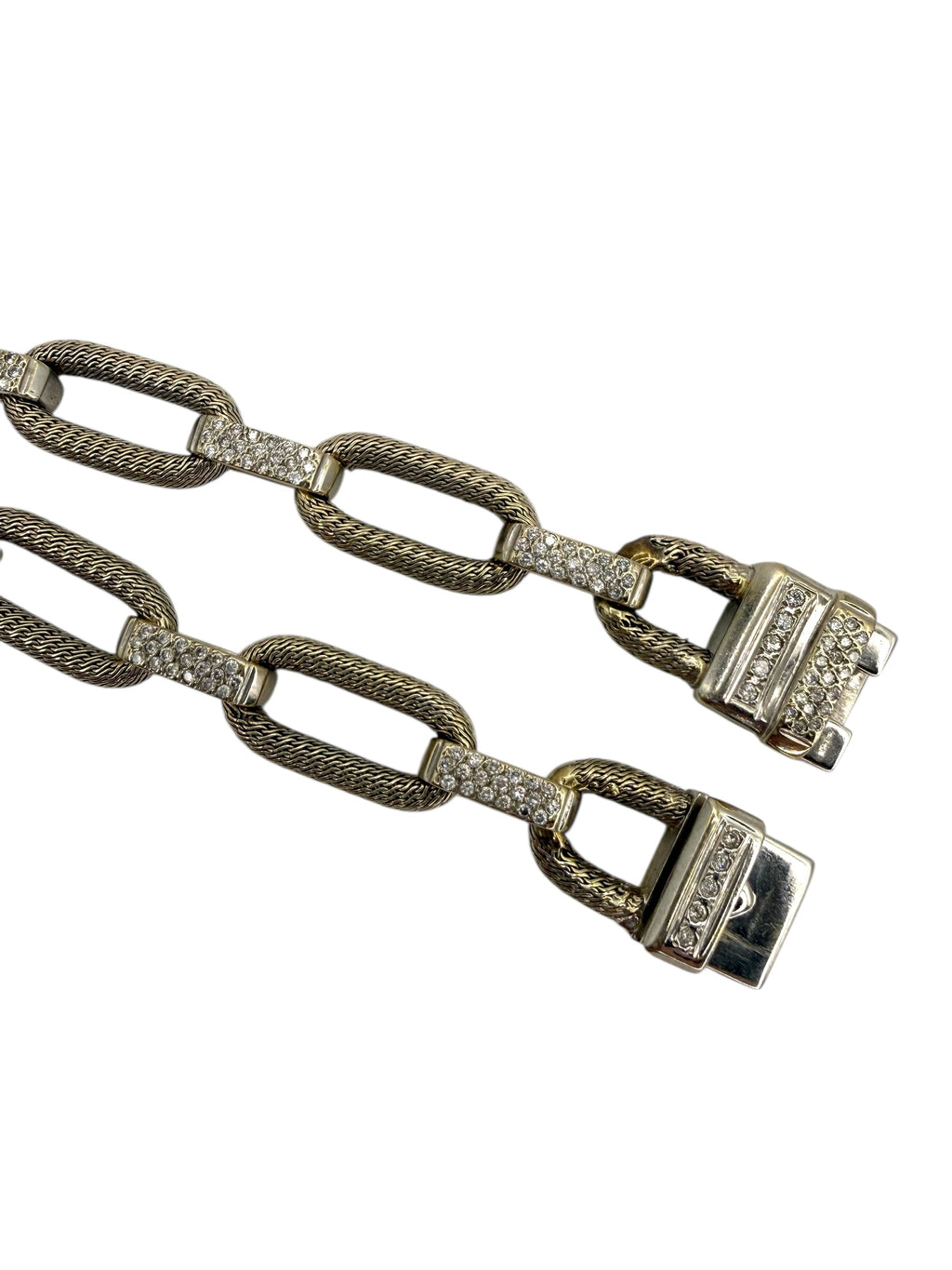 18k Woven Link Chain Bracelet