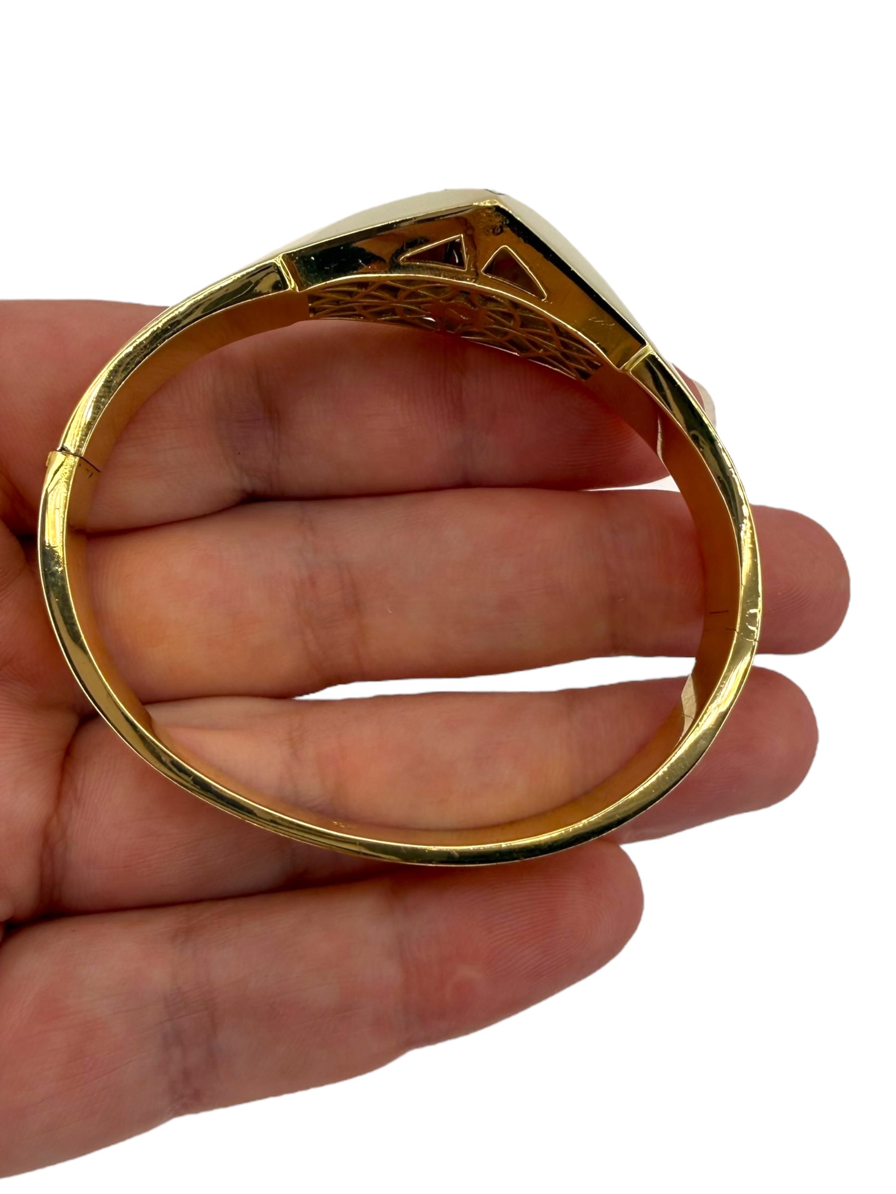 18k Diamond Bangle Bracelet