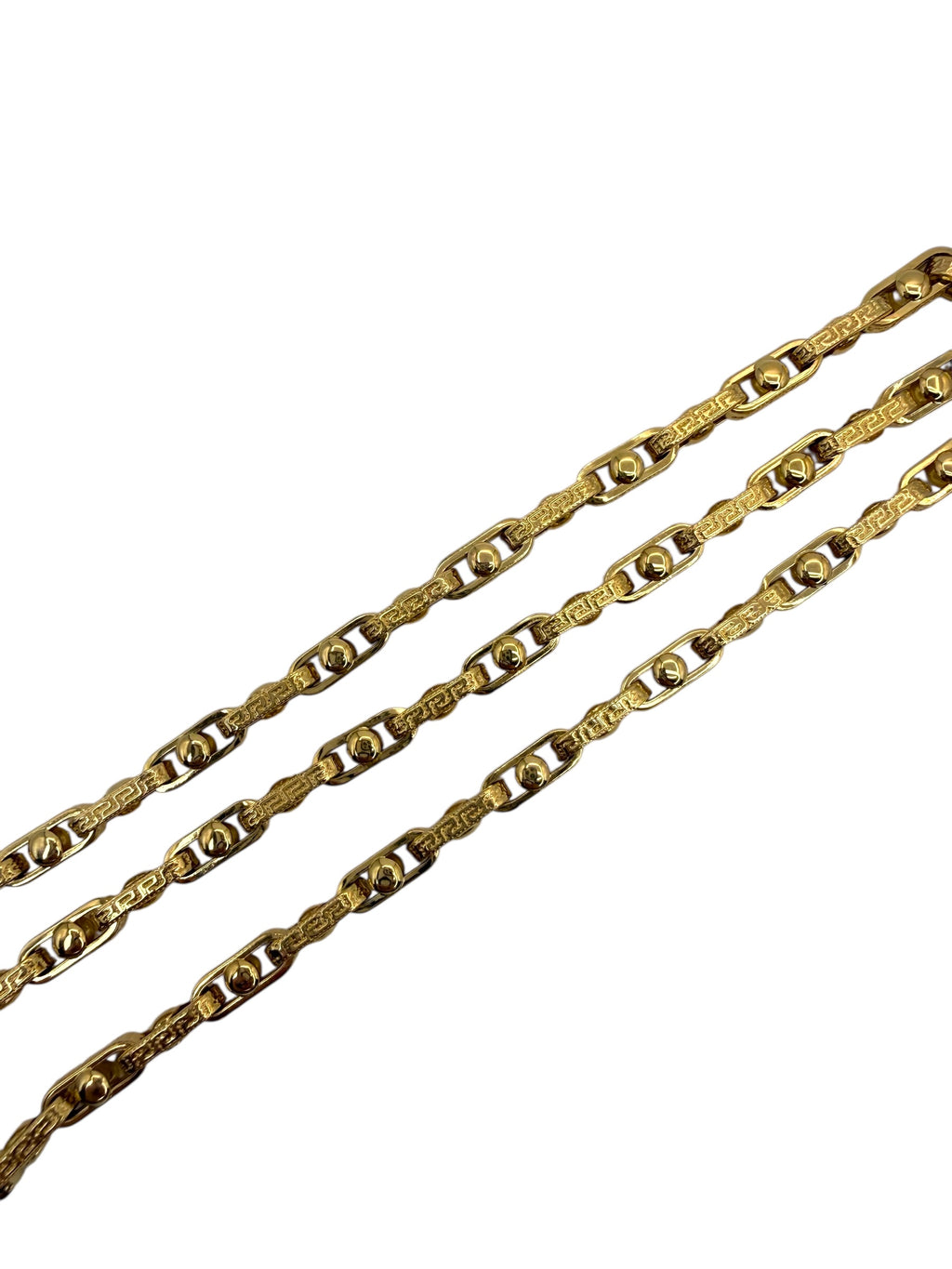 18k Fancy Link Chain Necklace