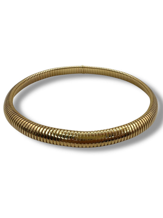 14k Tubogas Collar Necklace