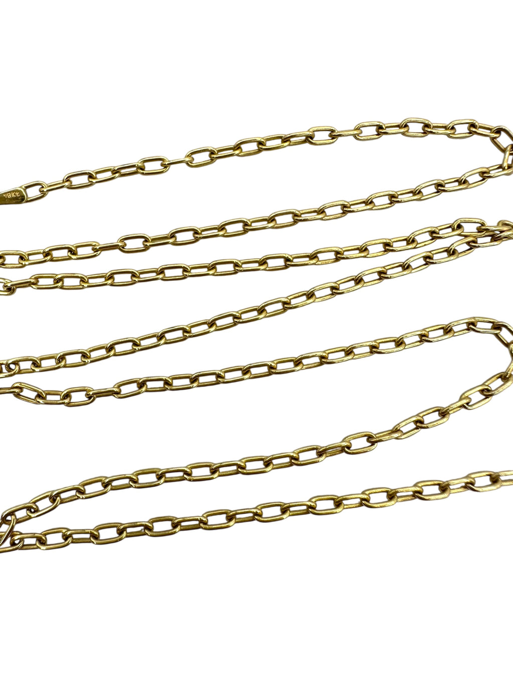 18k Cable Link Necklace