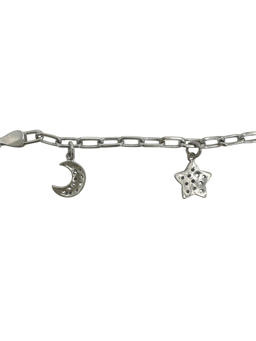 14k Diamond Charm Bracelet