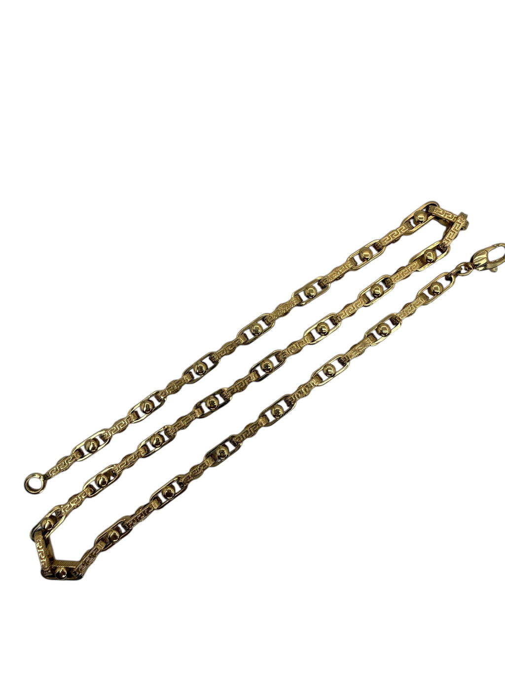 18k Fancy Link Chain Necklace