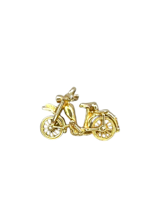 14k Vintage Motorcycle Charm