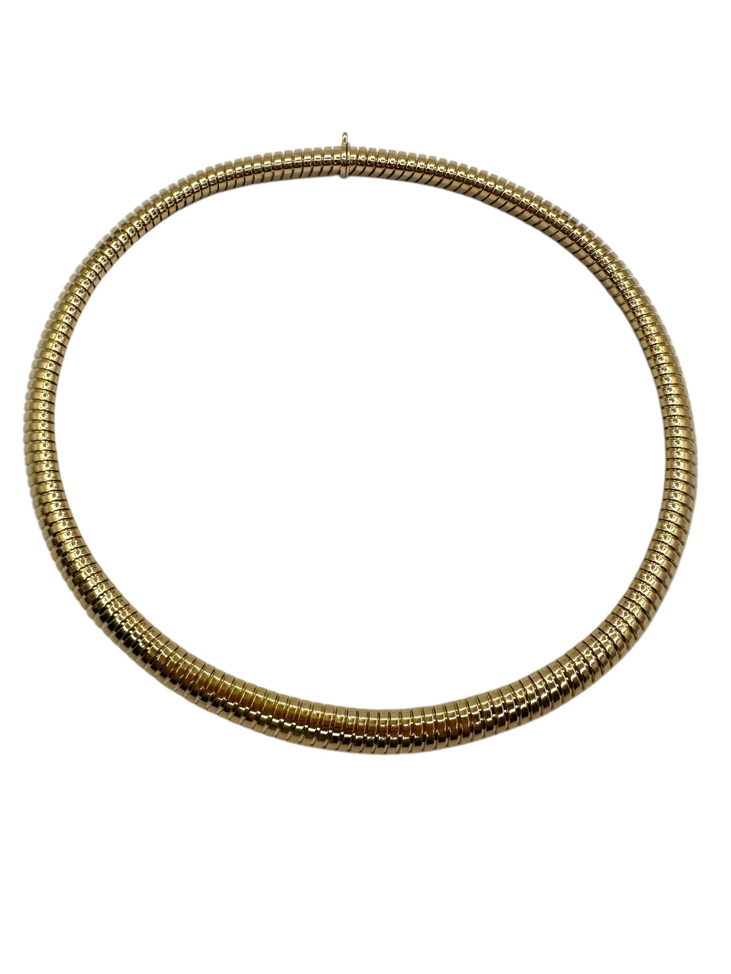 14k Tubogas Collar Necklace