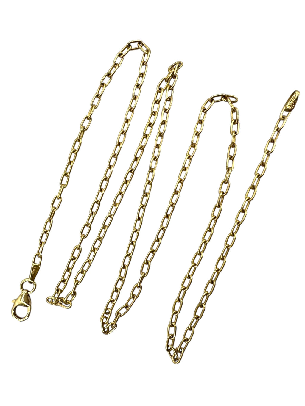 18k Cable Link Necklace