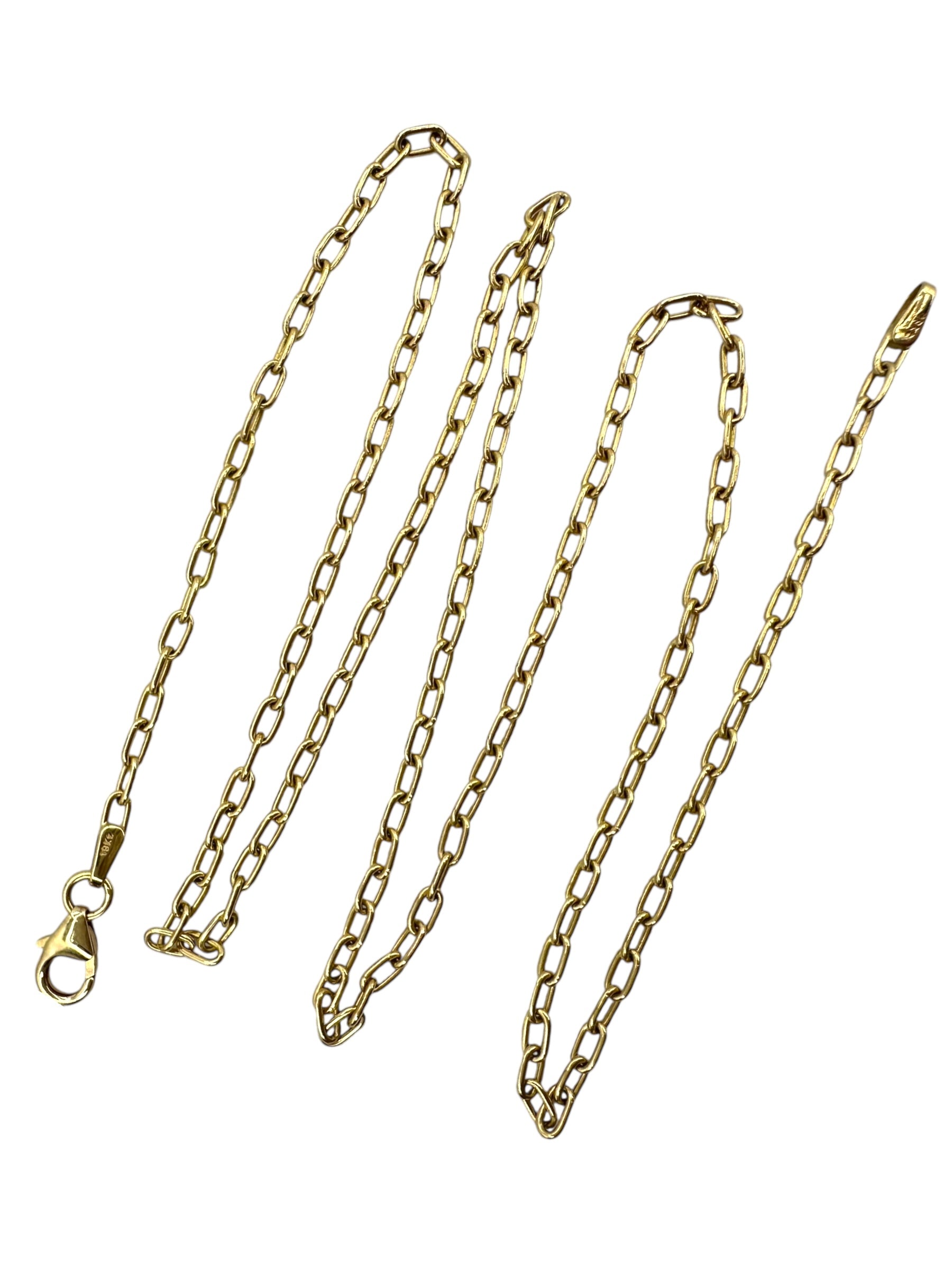 18k Cable Link Necklace