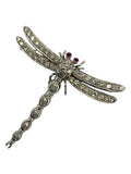 18k Diamond Dragonfly Brooch