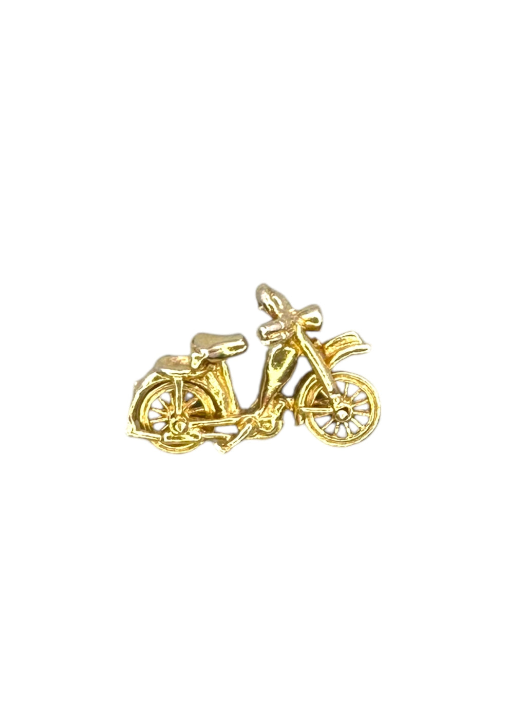 14k Vintage Motorcycle Charm
