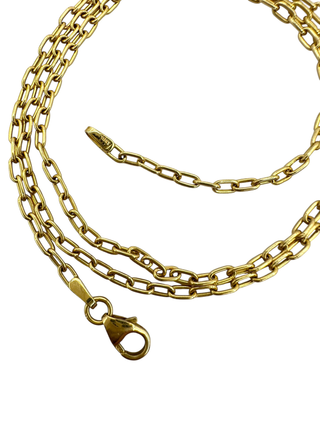 18k Cable Link Necklace