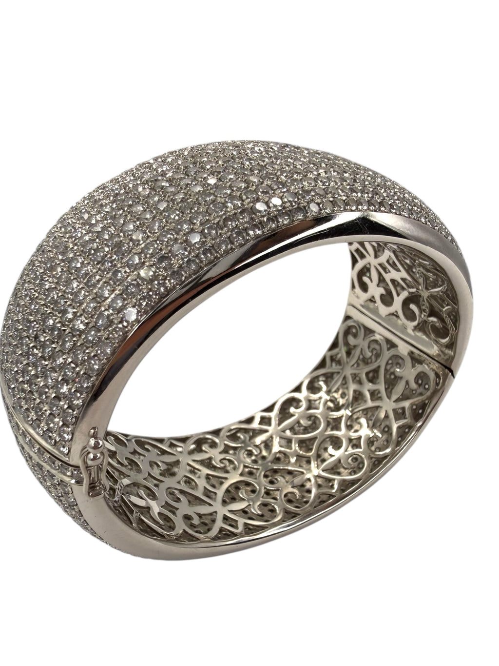 18k Diamond Bangle Bracelet