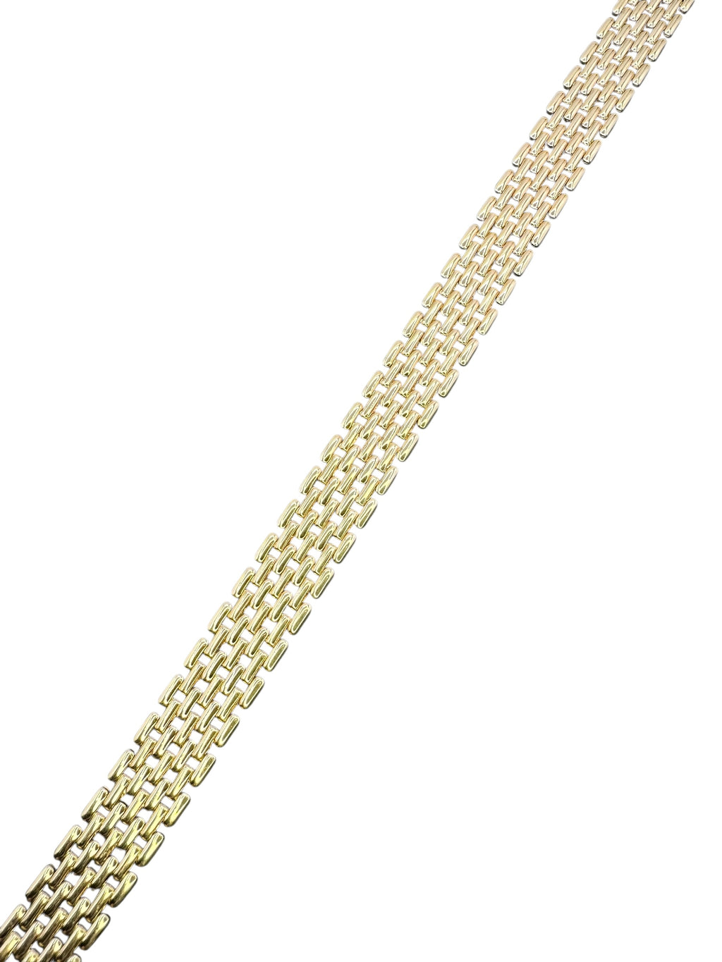 14k Panther Link Collar Necklace