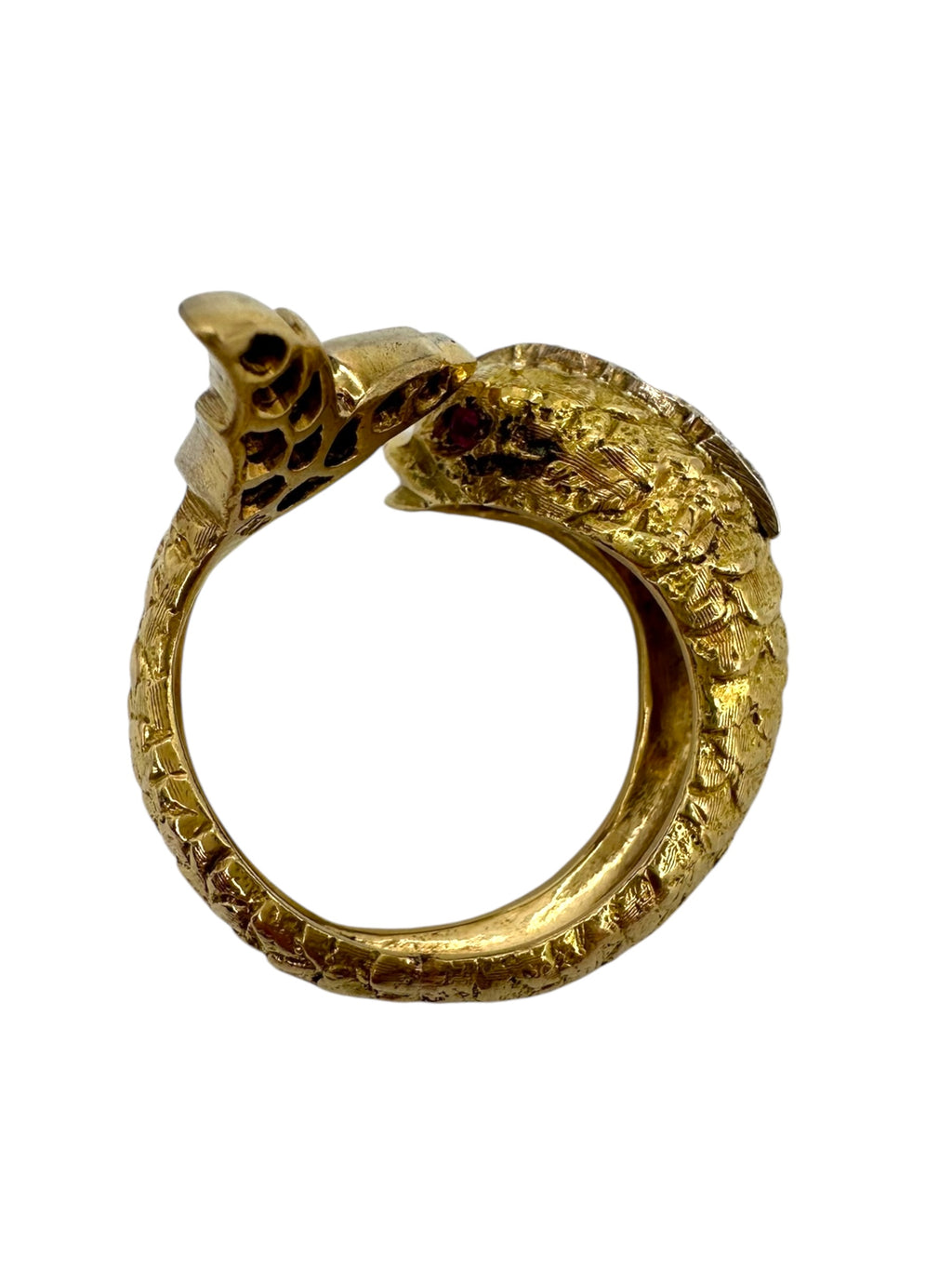 18k Diamond Dolphin/ Fish Ring