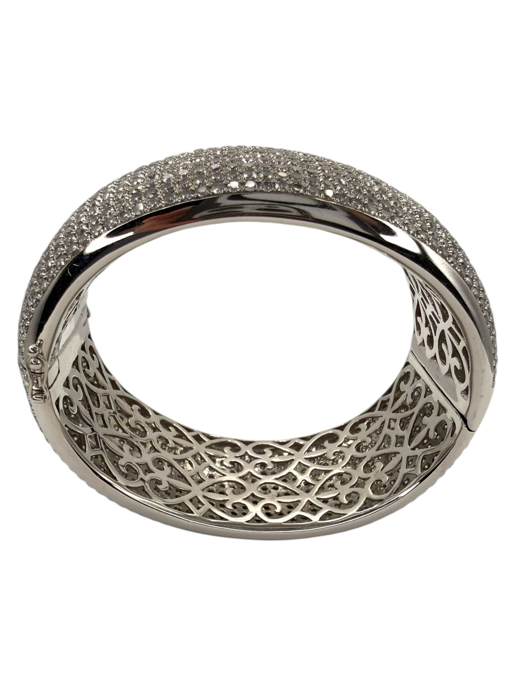 18k Diamond Bangle Bracelet