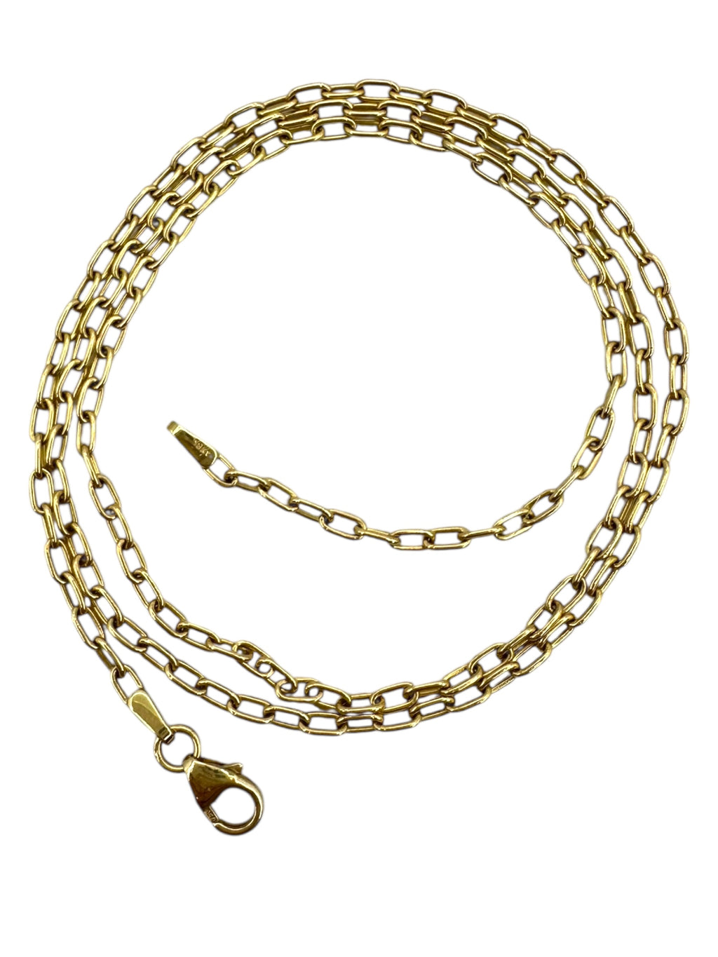 18k Cable Link Necklace