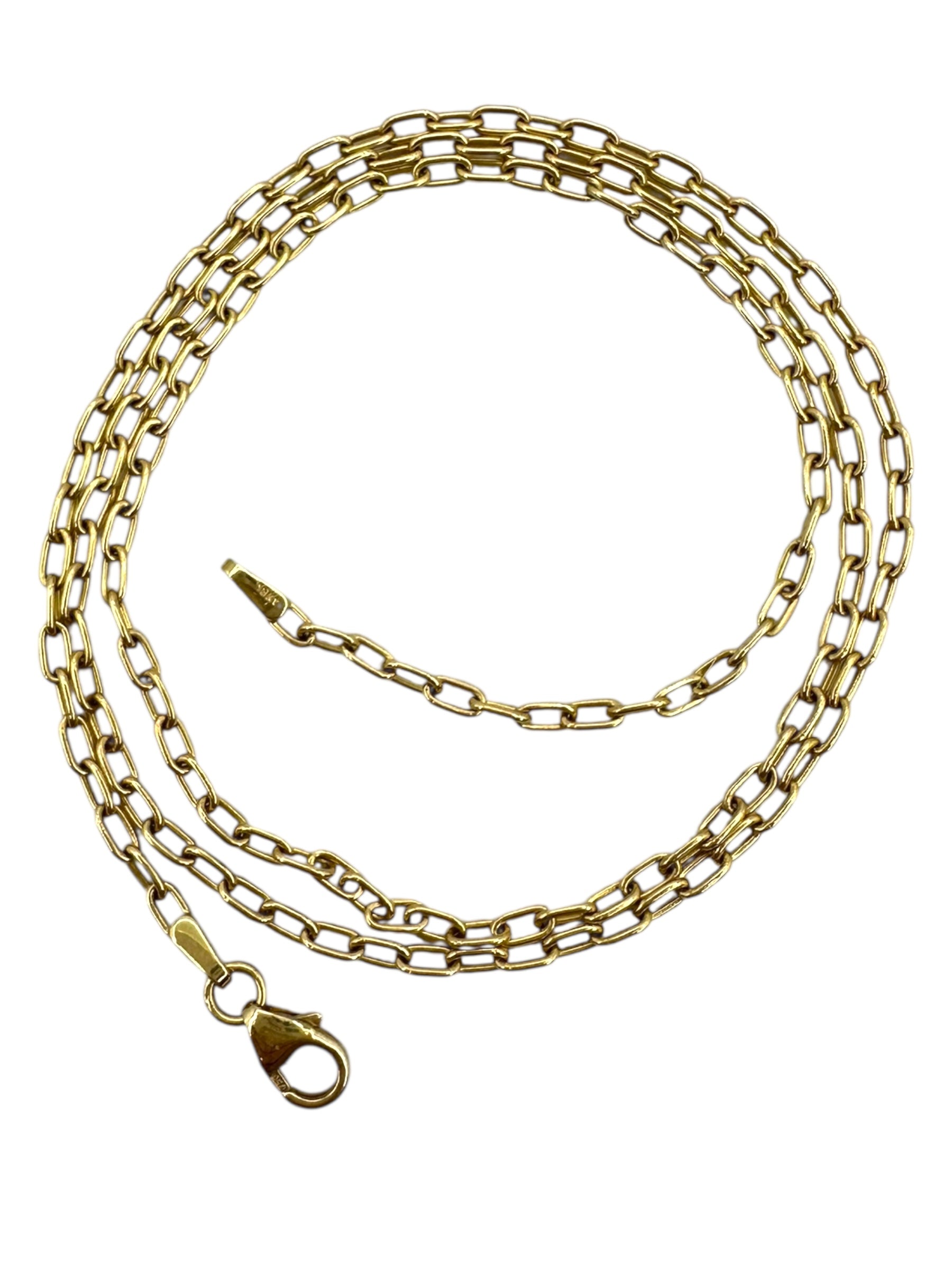 18k Cable Link Necklace