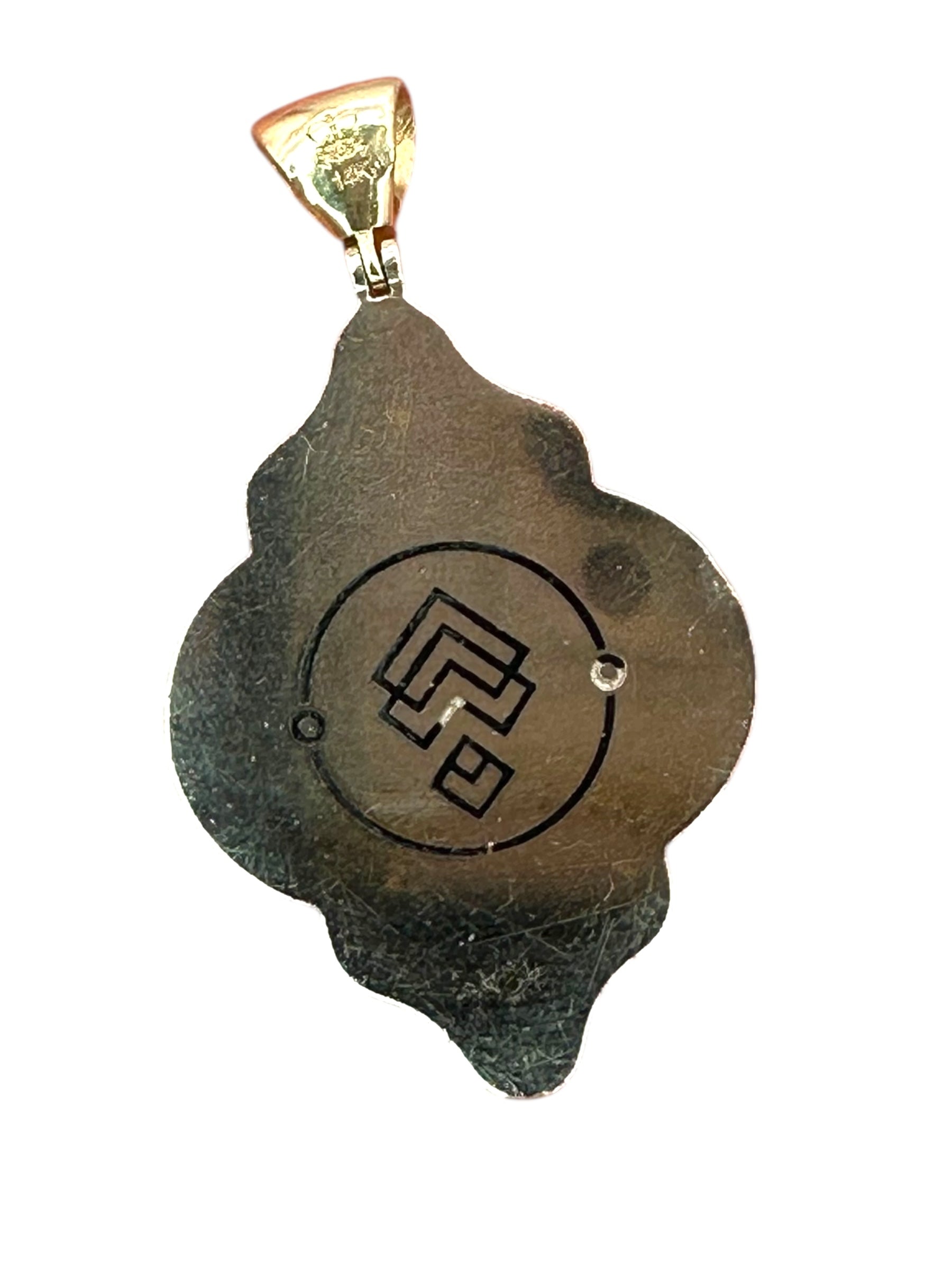 14k Diamond Gator Marrakesh Pendant by Everett Wiethorn