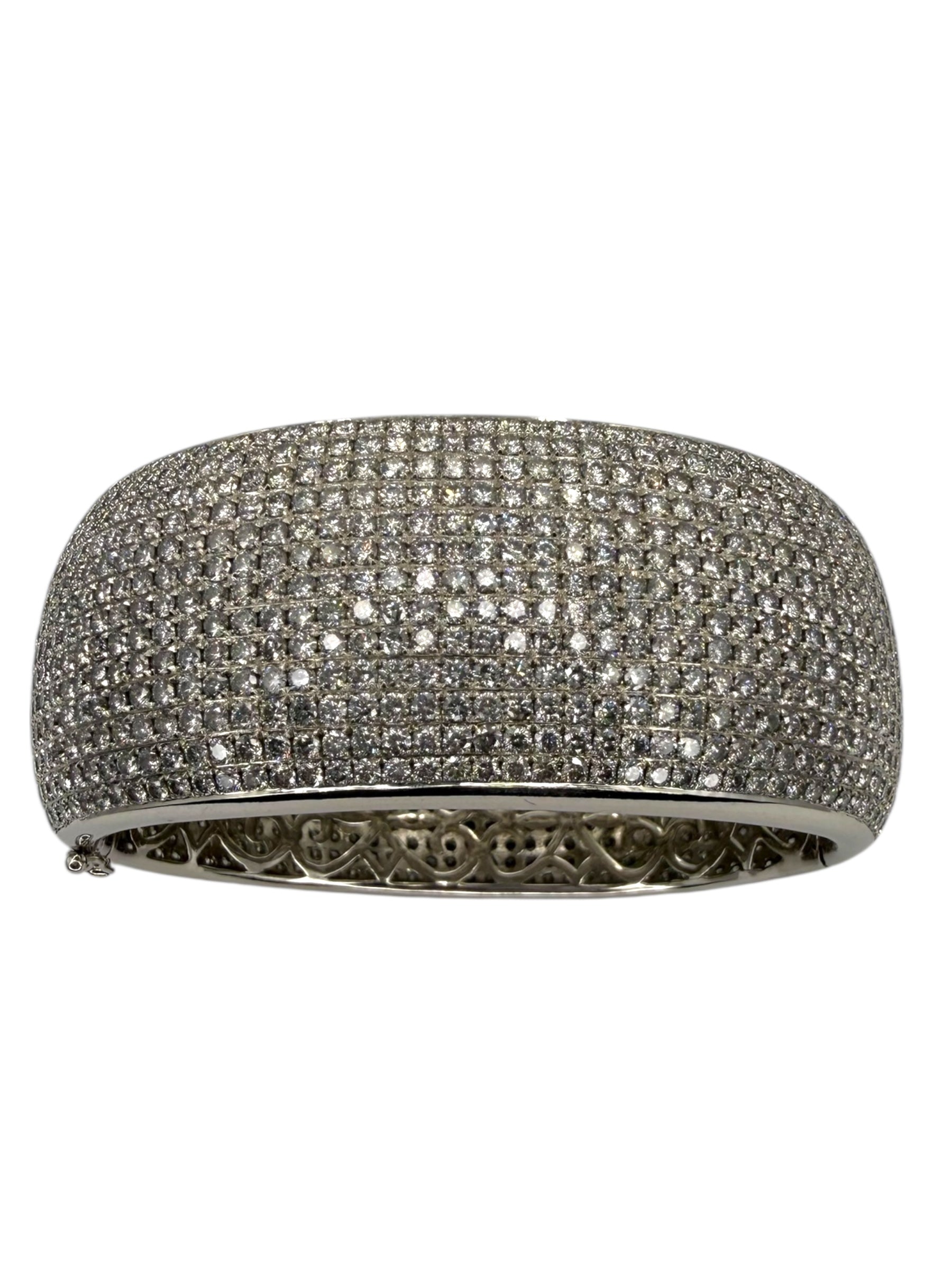 18k Diamond Bangle Bracelet