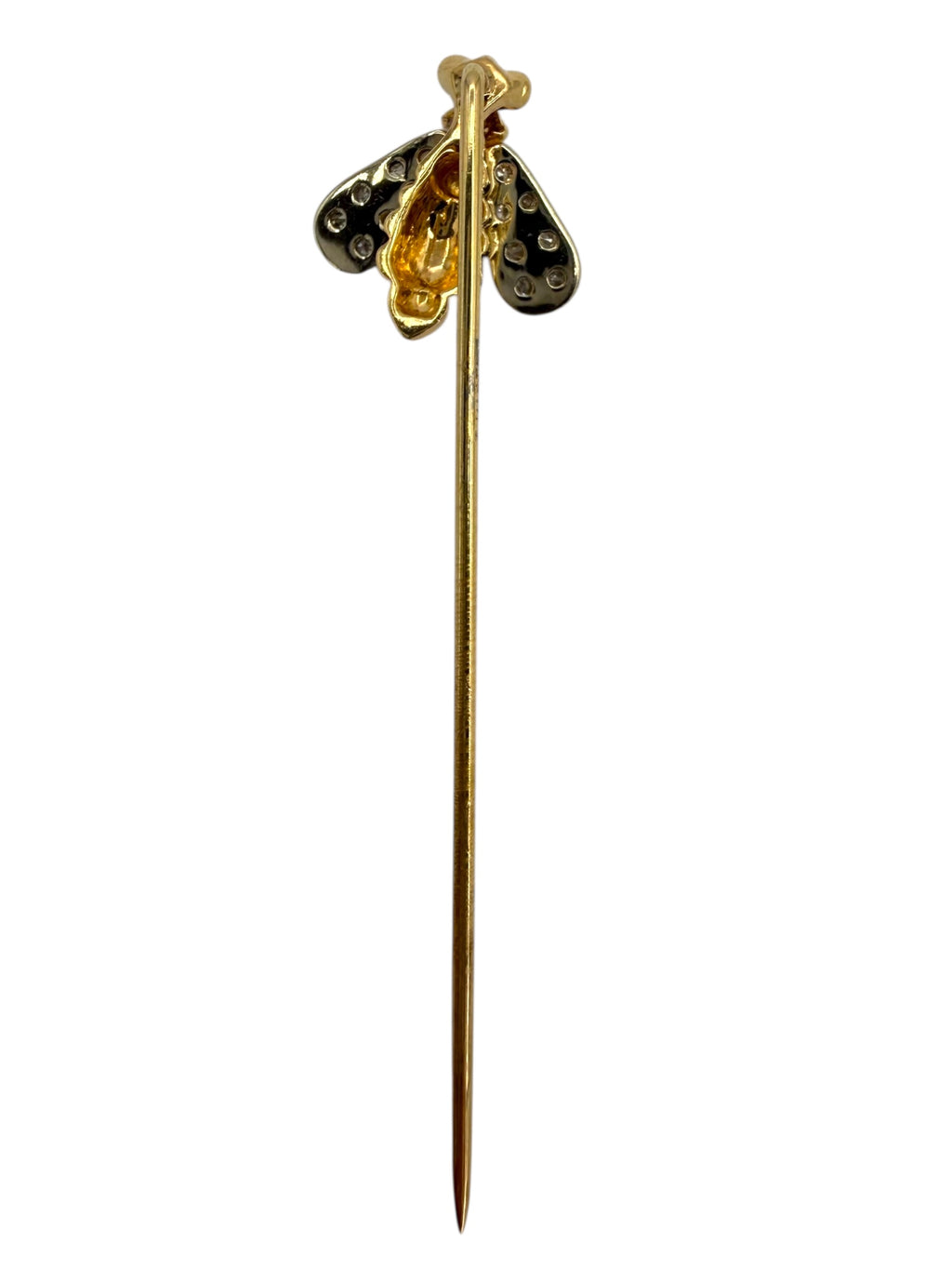 14k Diamond Bee Stick Pin