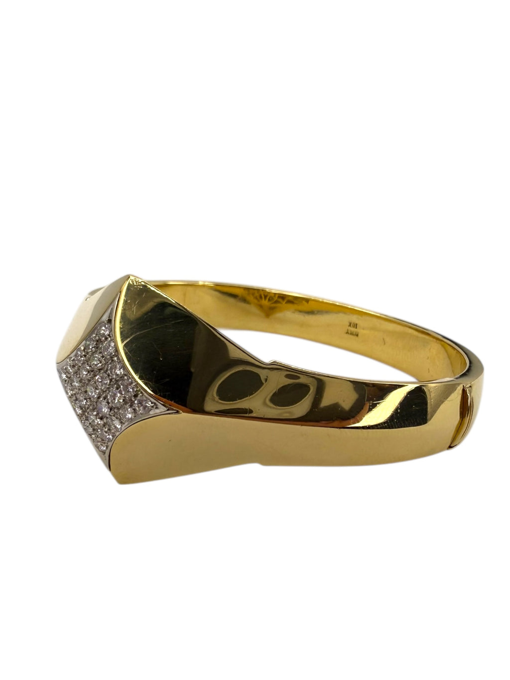 18k Diamond Bangle Bracelet