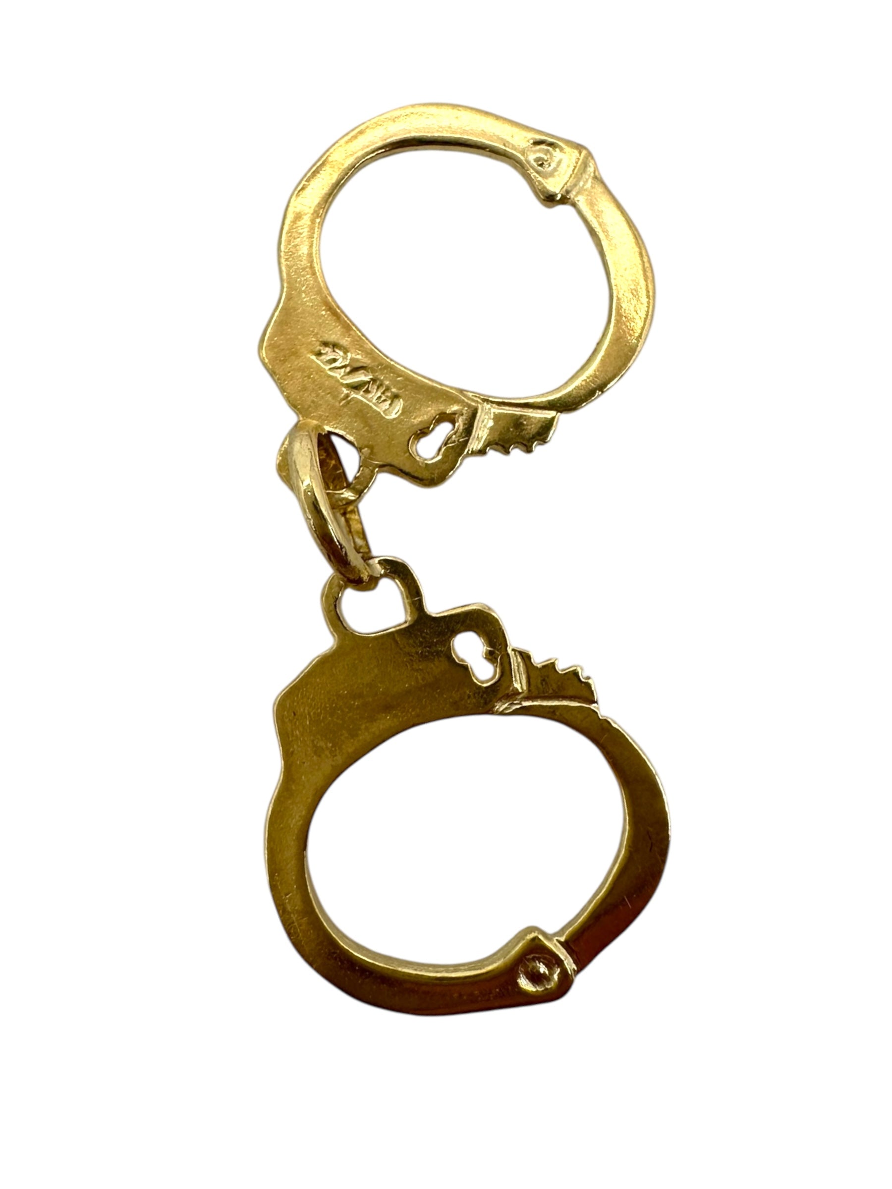 14k Handcuffs Pendant